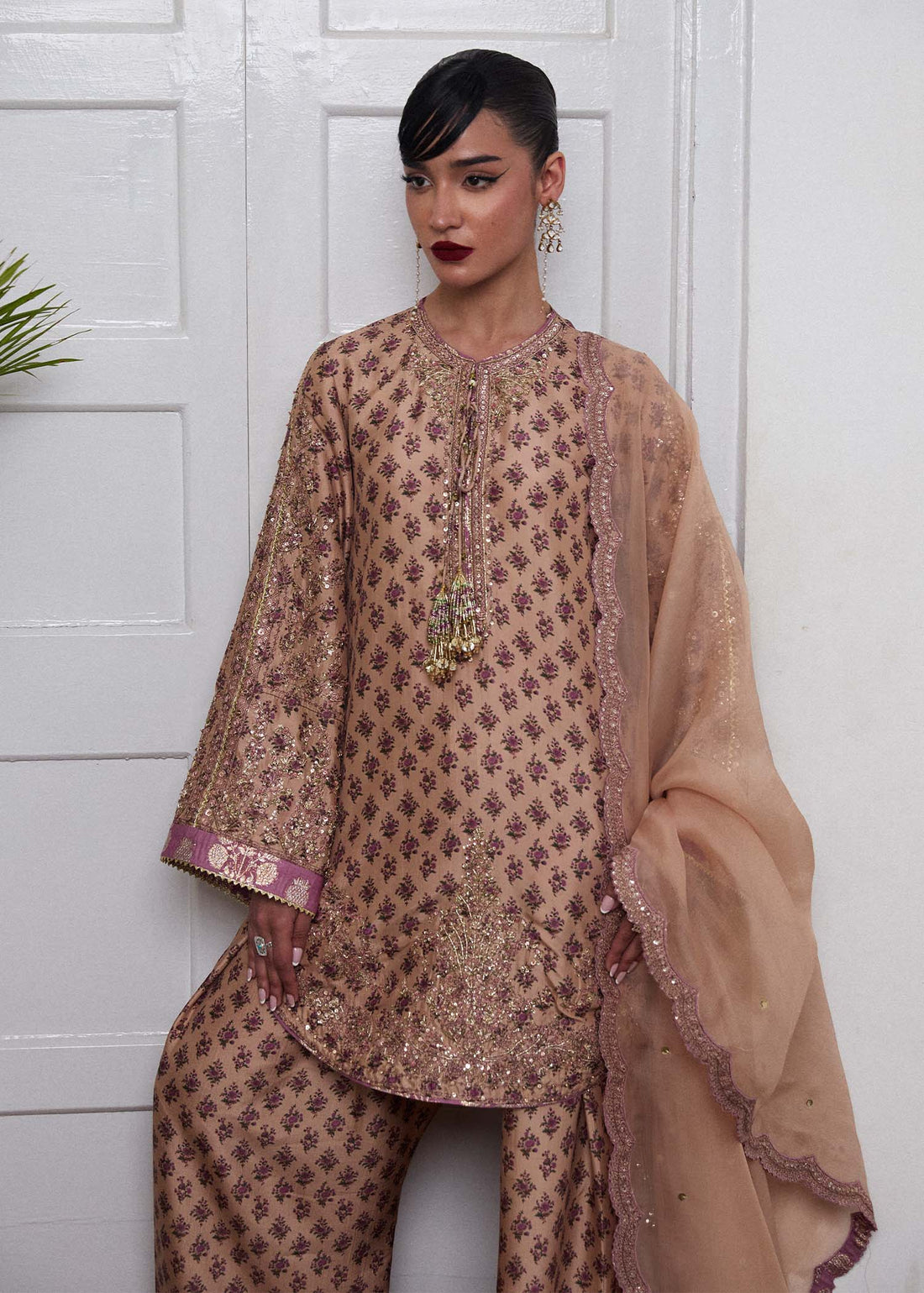 Hussain Rehar | SS Luxury Pret'25 | Fran - House Of Hania