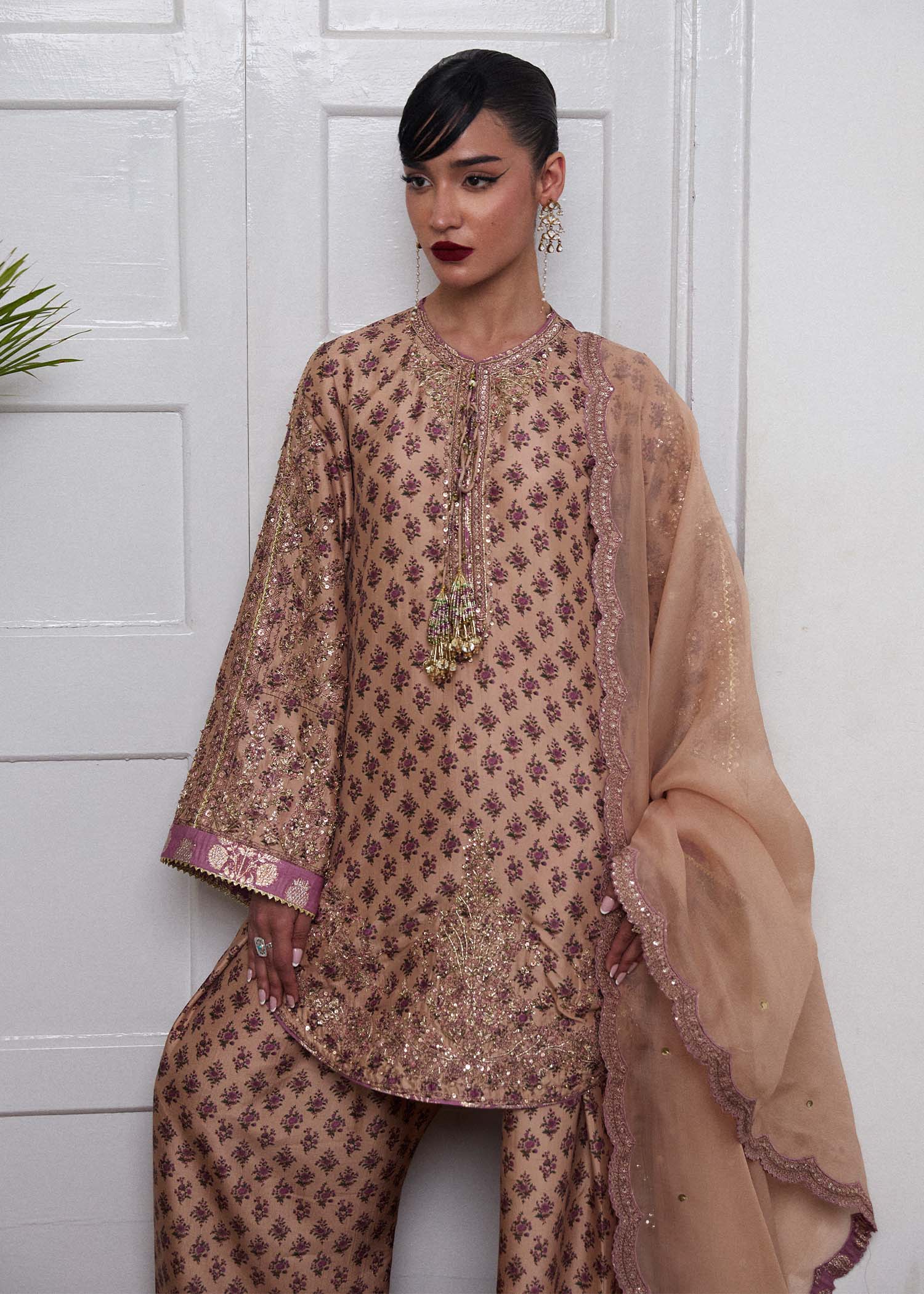 Hussain Rehar | SS Luxury Pret'25 | Fran - House Of Hania