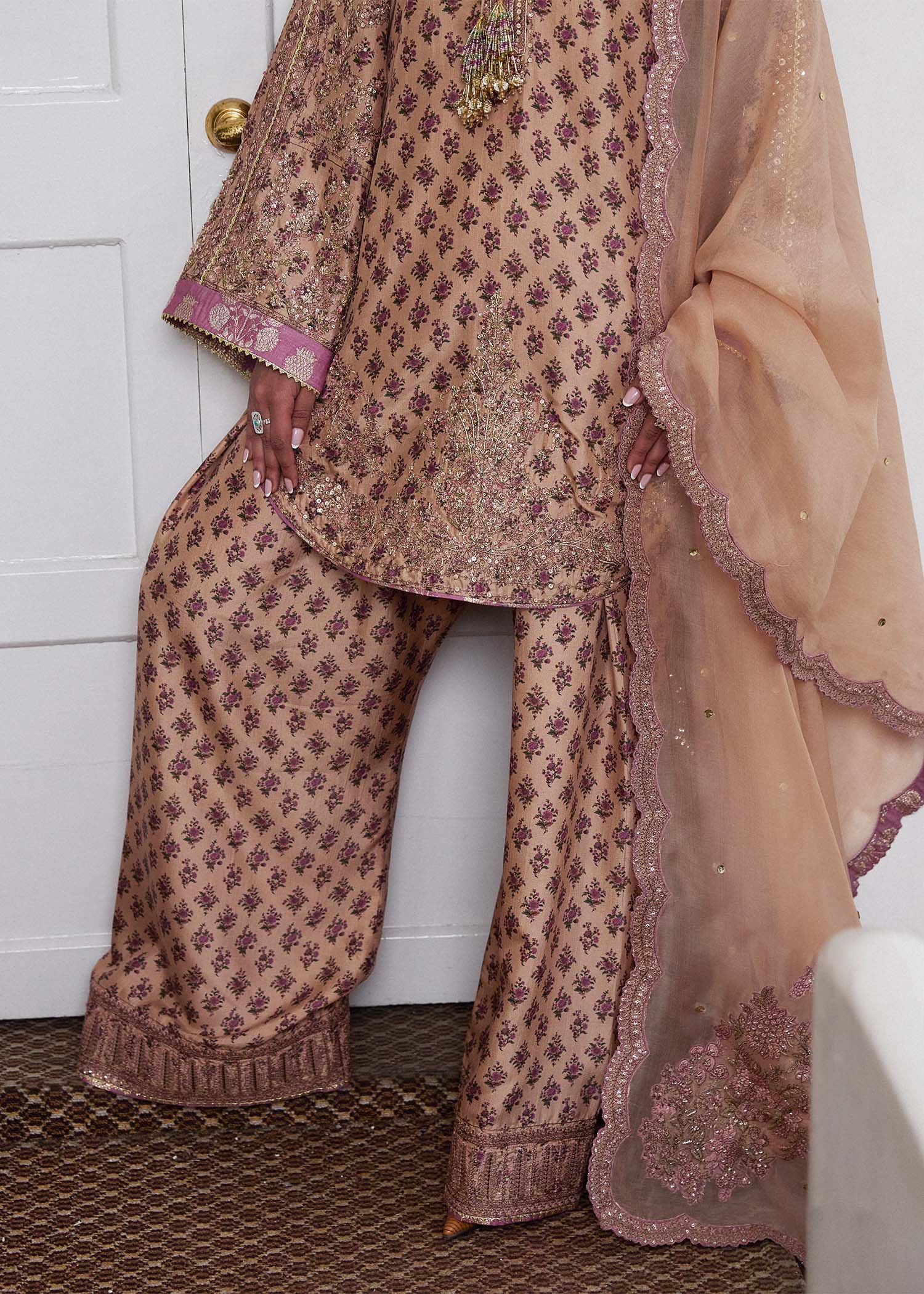 Hussain Rehar | SS Luxury Pret'25 | Fran - House Of Hania