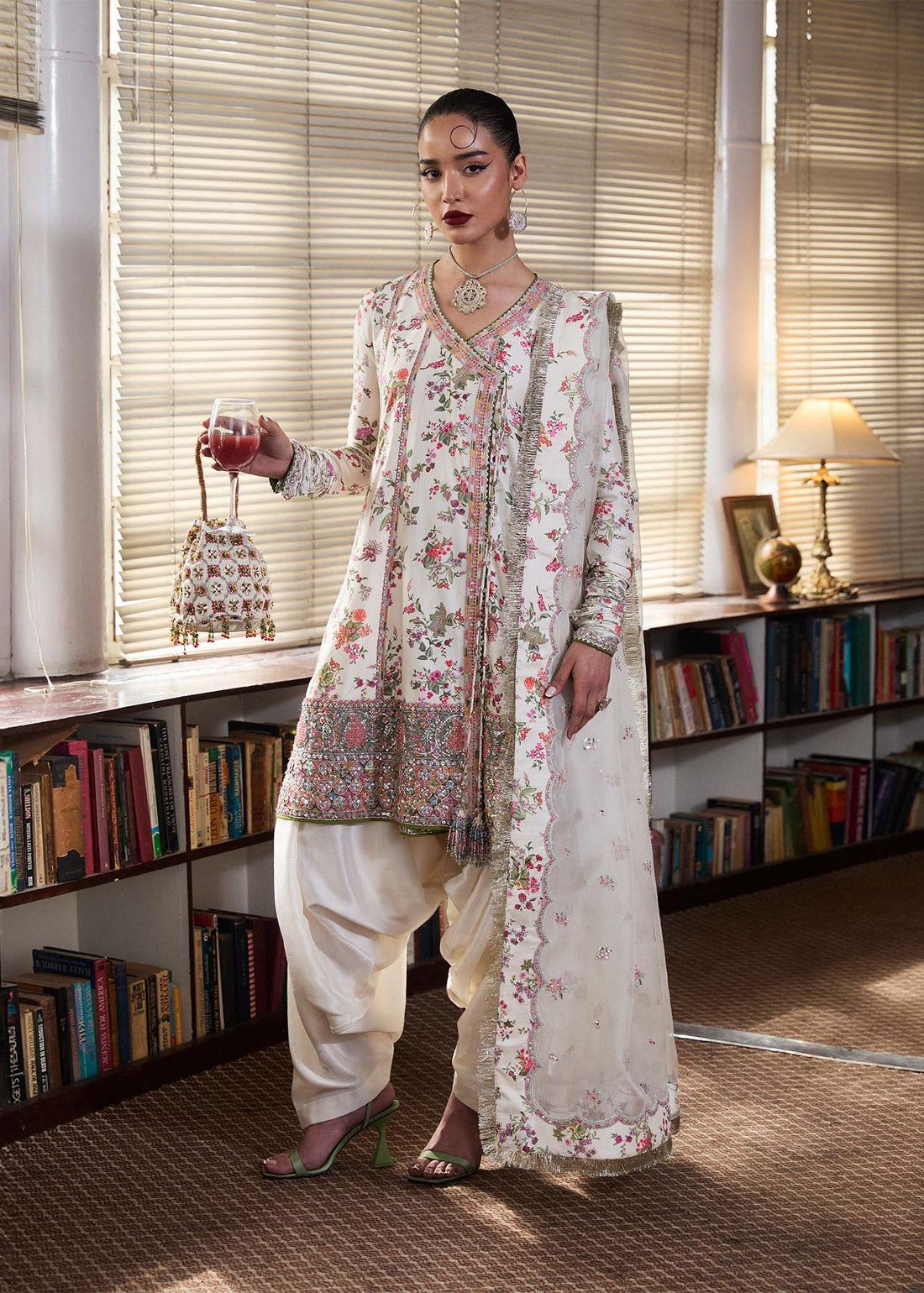 Hussain Rehar | SS Luxury Pret'25 | Inara - House Of Hania