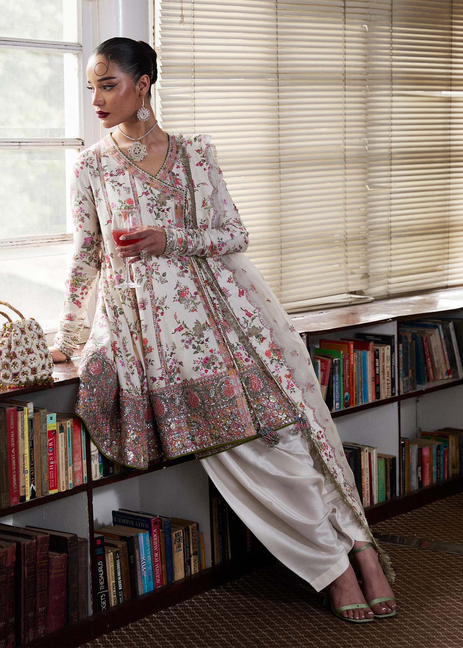 Hussain Rehar | SS Luxury Pret'25 | Inara - House Of Hania
