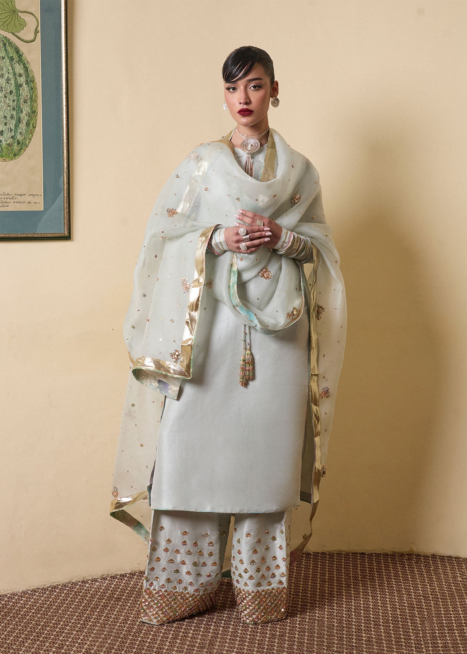 Hussain Rehar | SS Luxury Pret'25 | Miage - House Of Hania