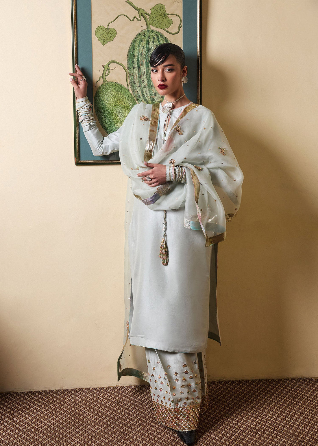 Hussain Rehar | SS Luxury Pret'25 | Miage - House Of Hania