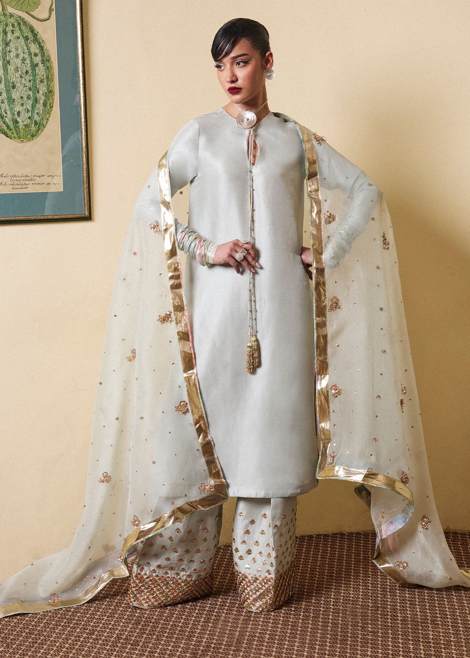Hussain Rehar | SS Luxury Pret'25 | Miage - House Of Hania