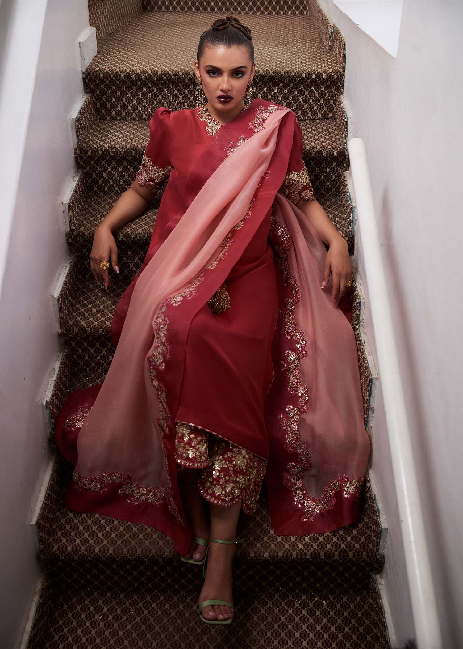 Hussain Rehar | SS Luxury Pret'25 | Tram - House Of Hania