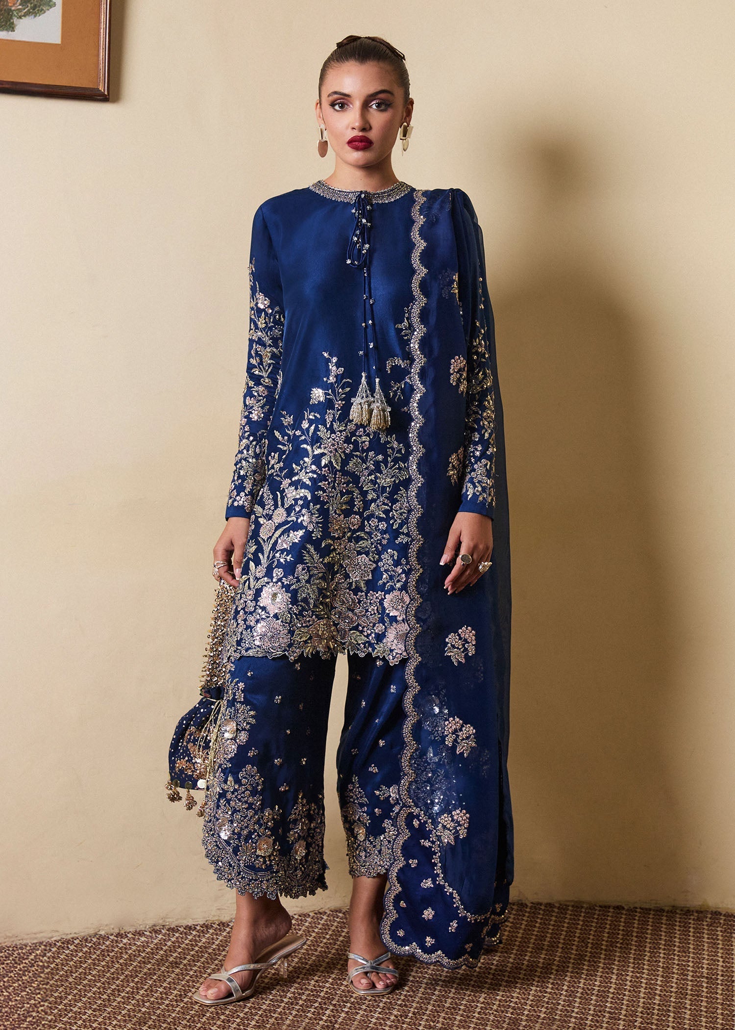 Hussain Rehar | SS Luxury Pret'25 | Twil - House Of Hania