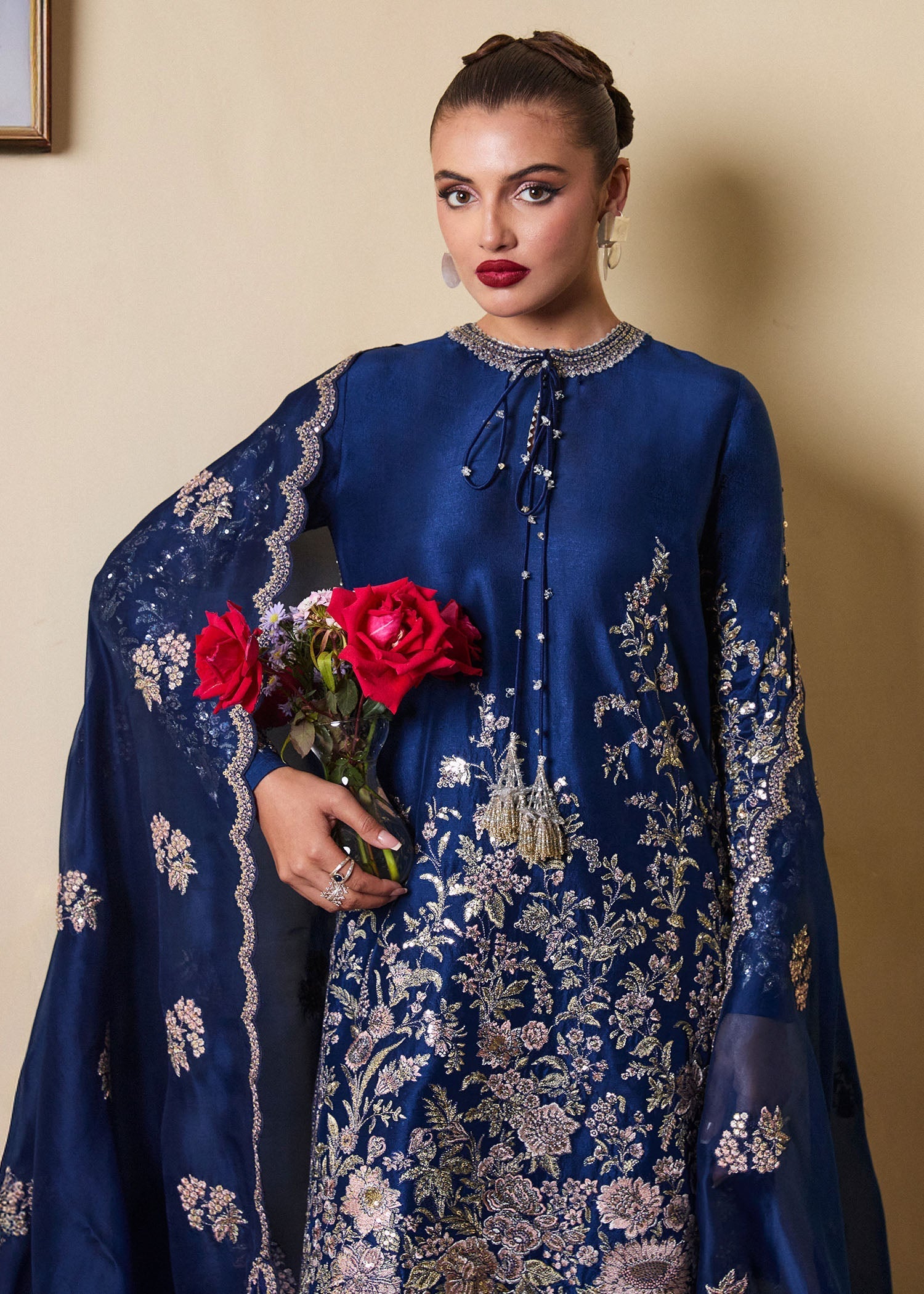 Hussain Rehar | SS Luxury Pret'25 | Twil - House Of Hania