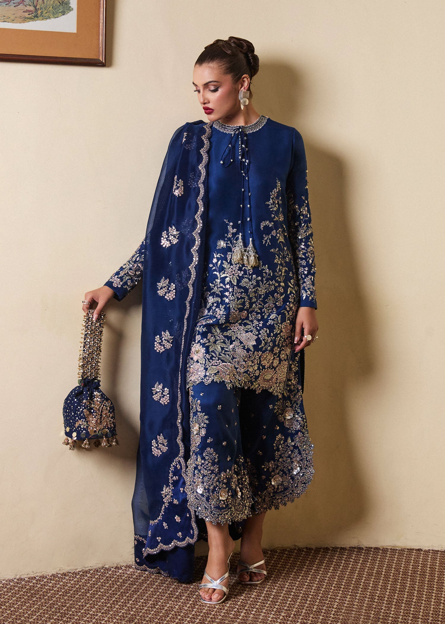 Hussain Rehar | SS Luxury Pret'25 | Twil - House Of Hania