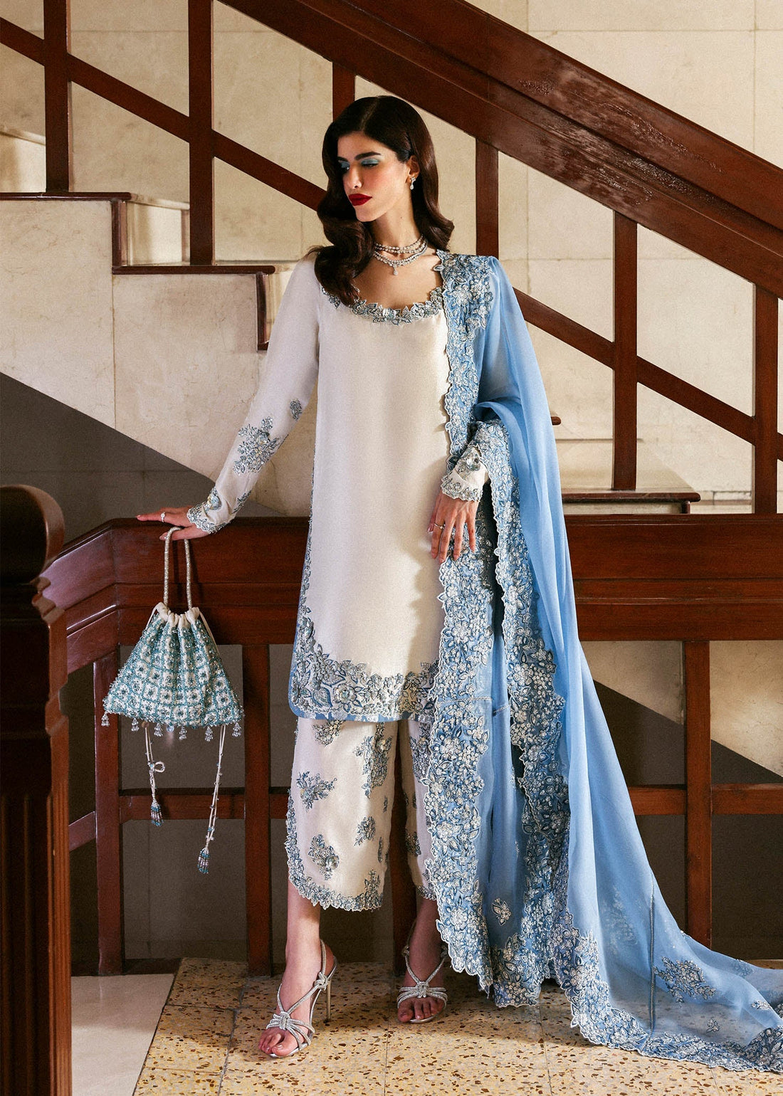 Hussain Rehar | The Scent Luxury Pret SS 25 | Virelle - House Of Hania