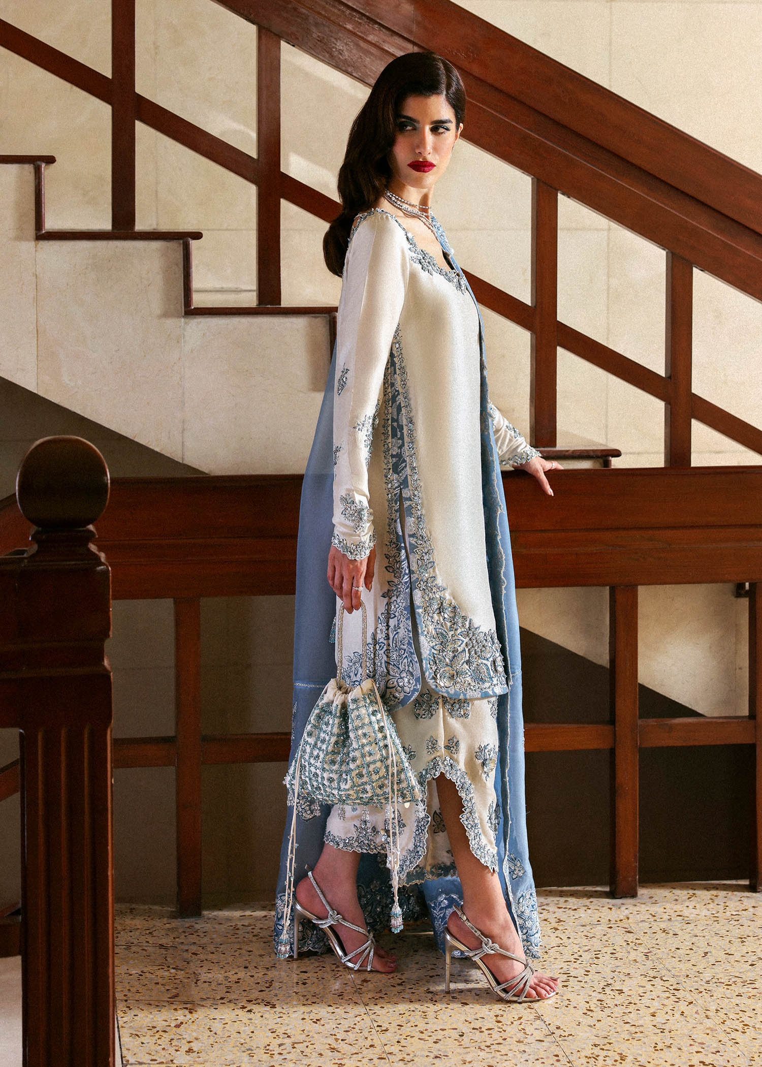 Hussain Rehar | The Scent Luxury Pret SS 25 | Virelle - House Of Hania