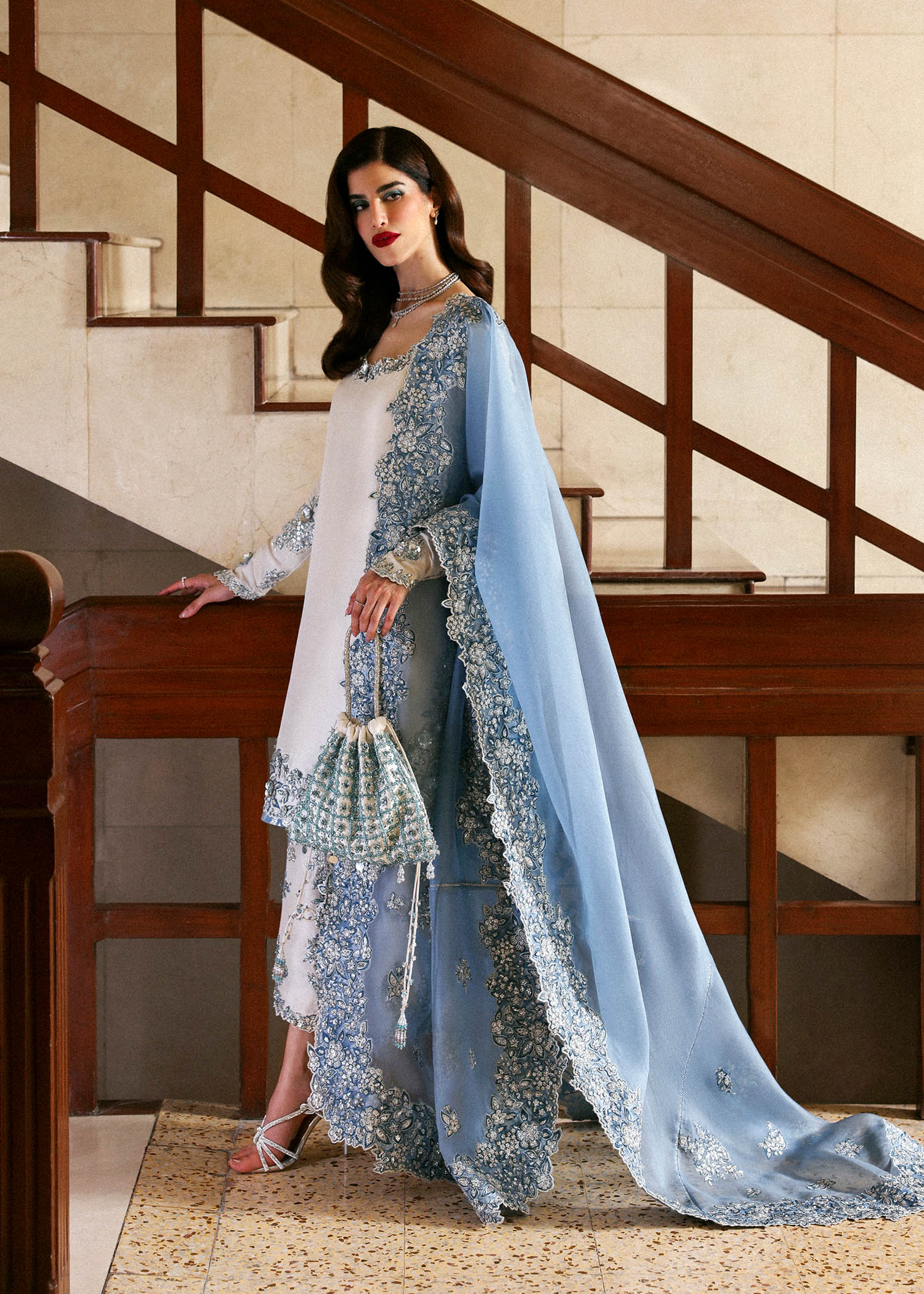 Hussain Rehar | The Scent Luxury Pret SS 25 | Virelle - House Of Hania