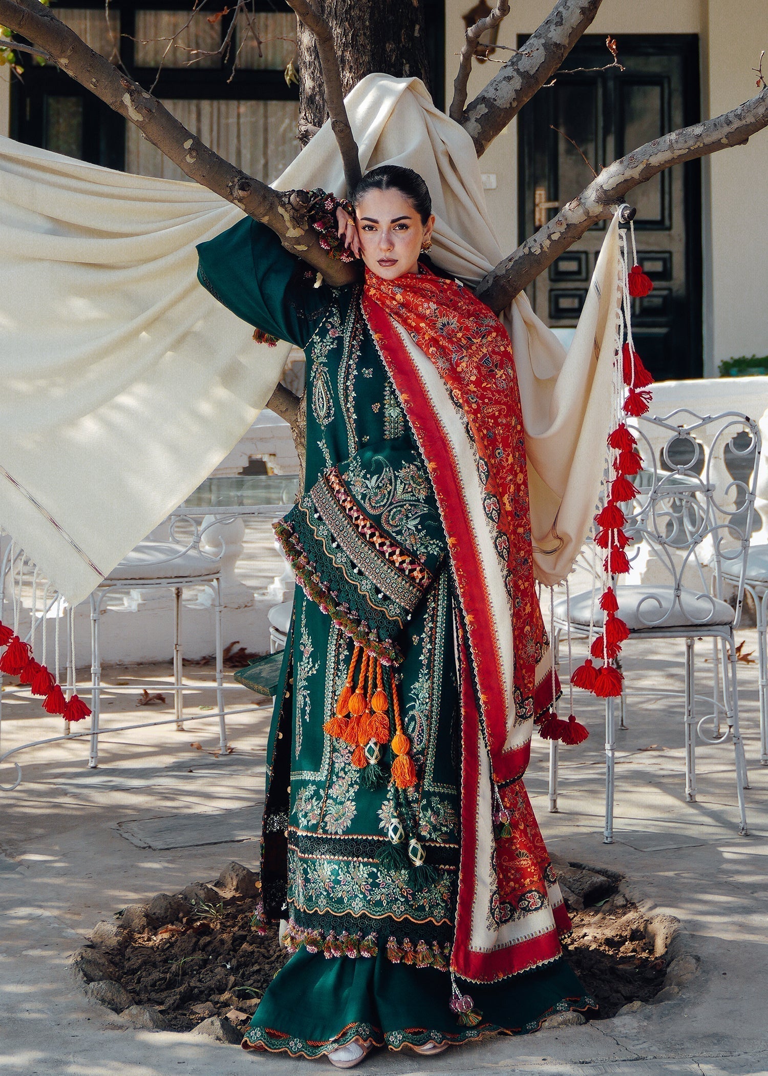 Hussain Rehar | Winter Shawl 24 | Masarrah - House Of Hania