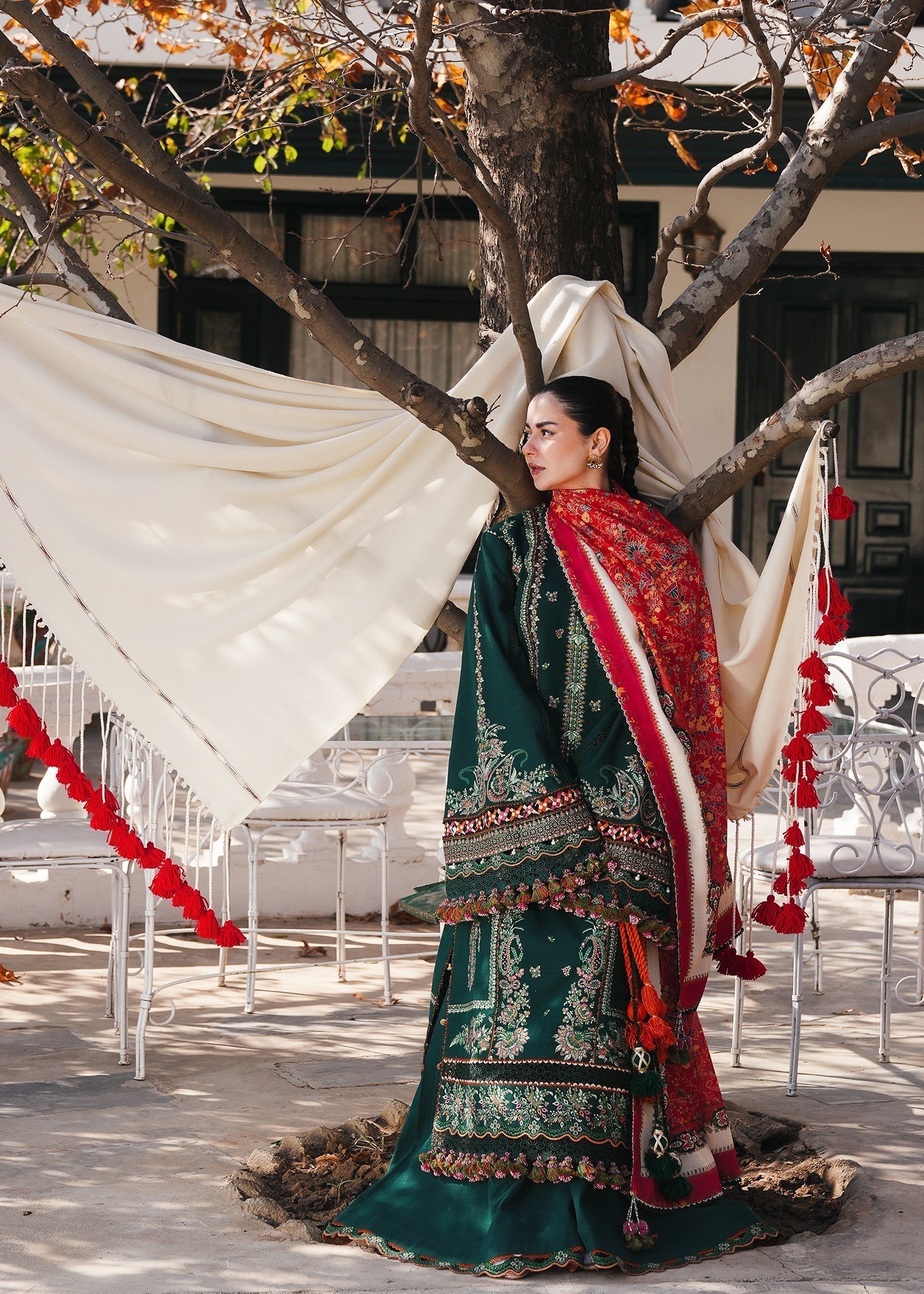 Hussain Rehar | Winter Shawl 24 | Masarrah - House Of Hania