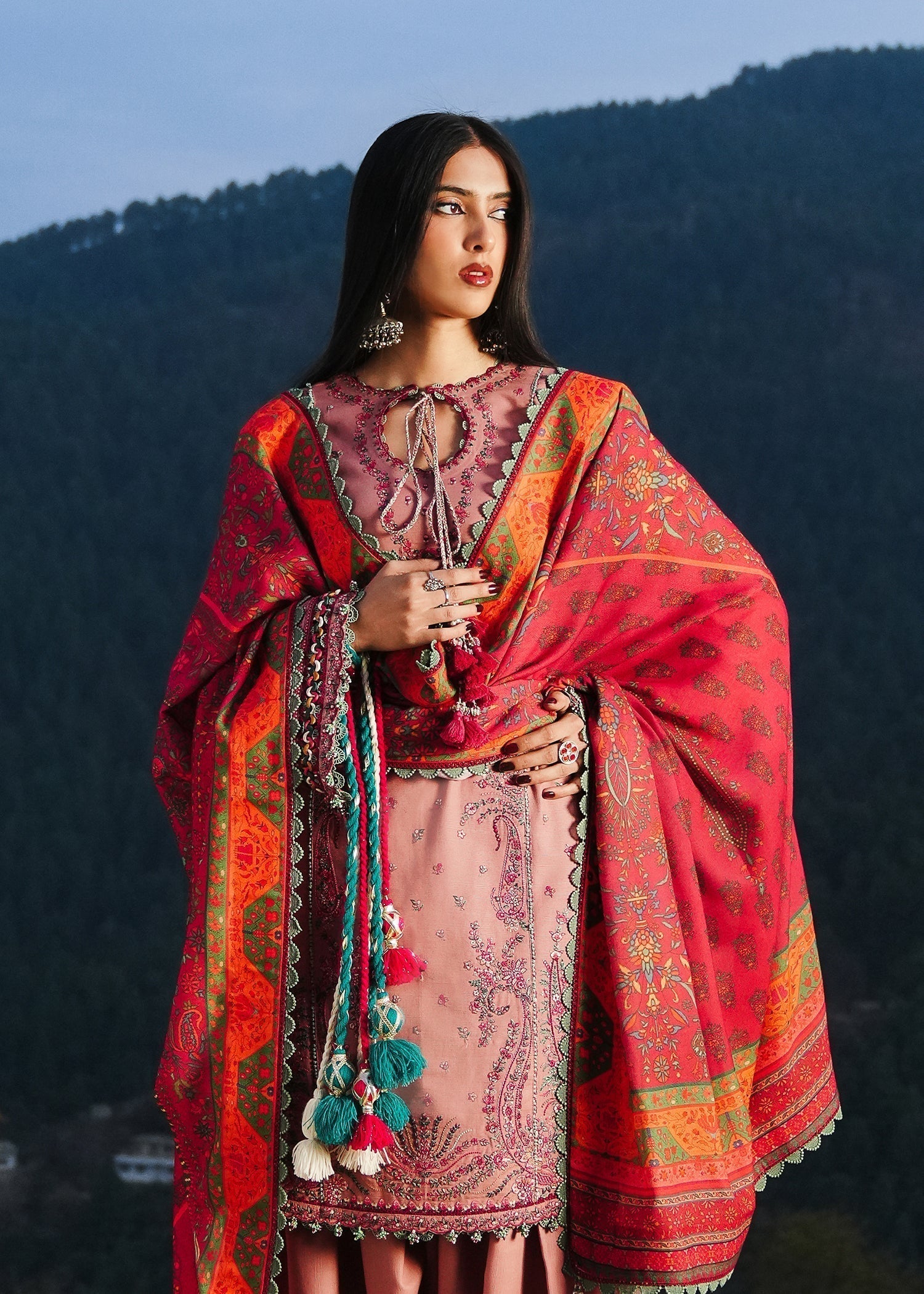 Hussain Rehar | Winter Shawl 24 | Mehr - House Of Hania