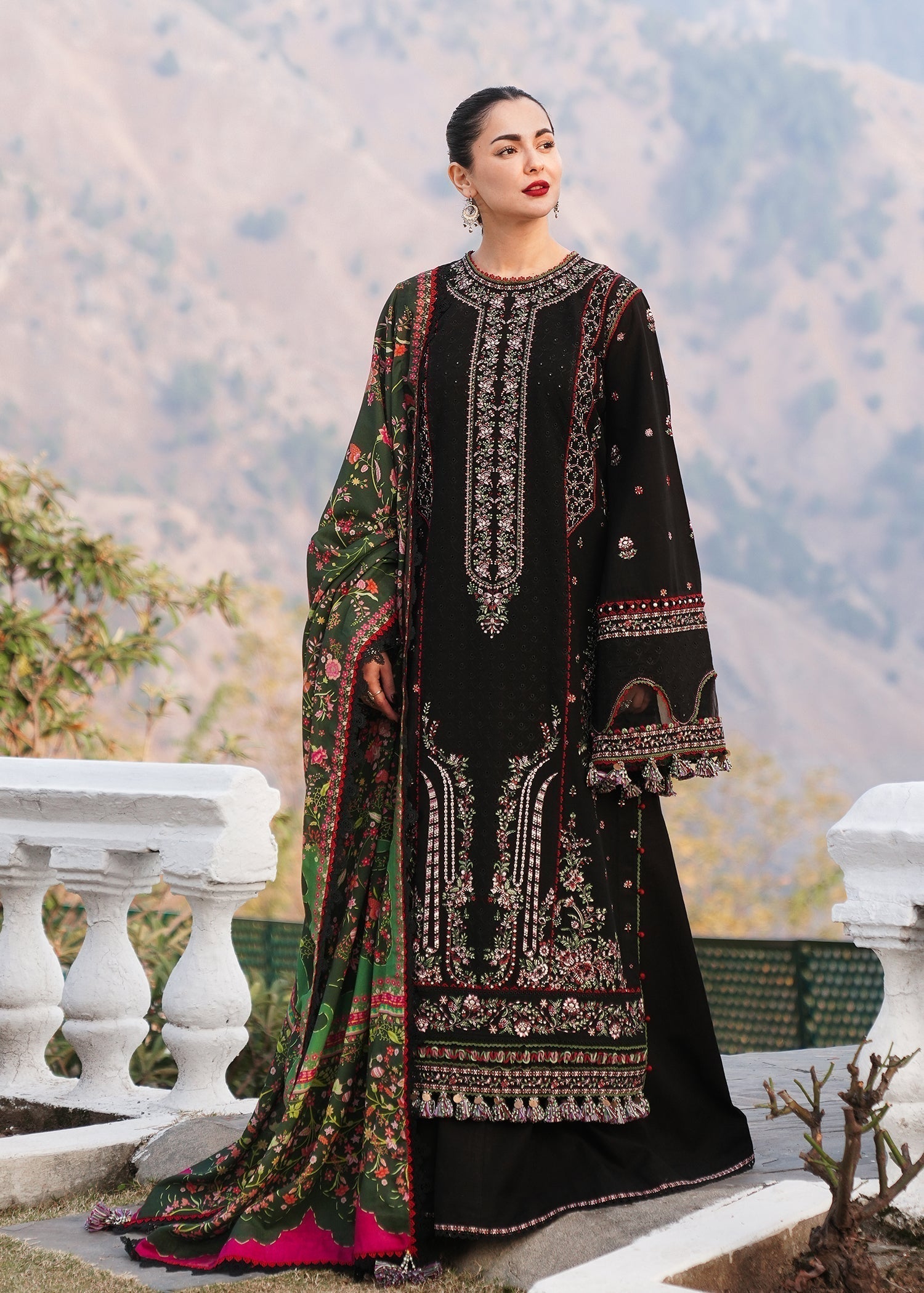Hussain Rehar | Winter Shawl 24 | Zobia - House Of Hania