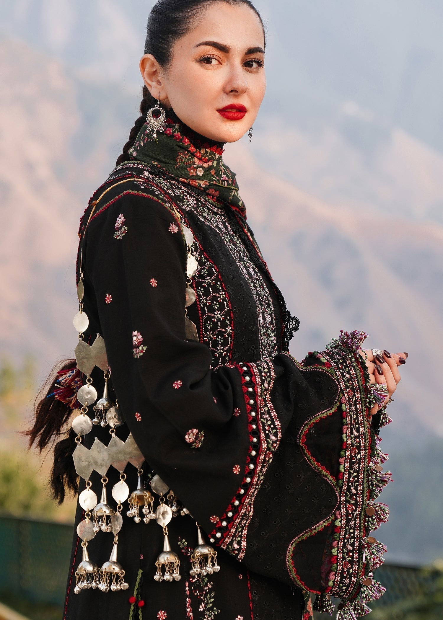 Hussain Rehar | Winter Shawl 24 | Zobia - House Of Hania