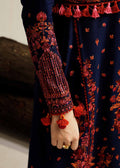 Hussain Rehar | Winter Shawl Khaddar 23 | Cerulean - House Of Hania