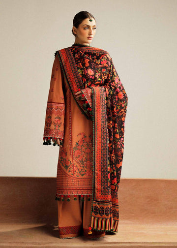 Hussain Rehar | Winter Shawl Khaddar 23 | Dusky - House Of Hania