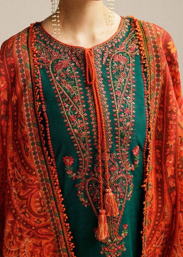Hussain Rehar | Winter Shawl Khaddar 23 | Marjaan - House Of Hania
