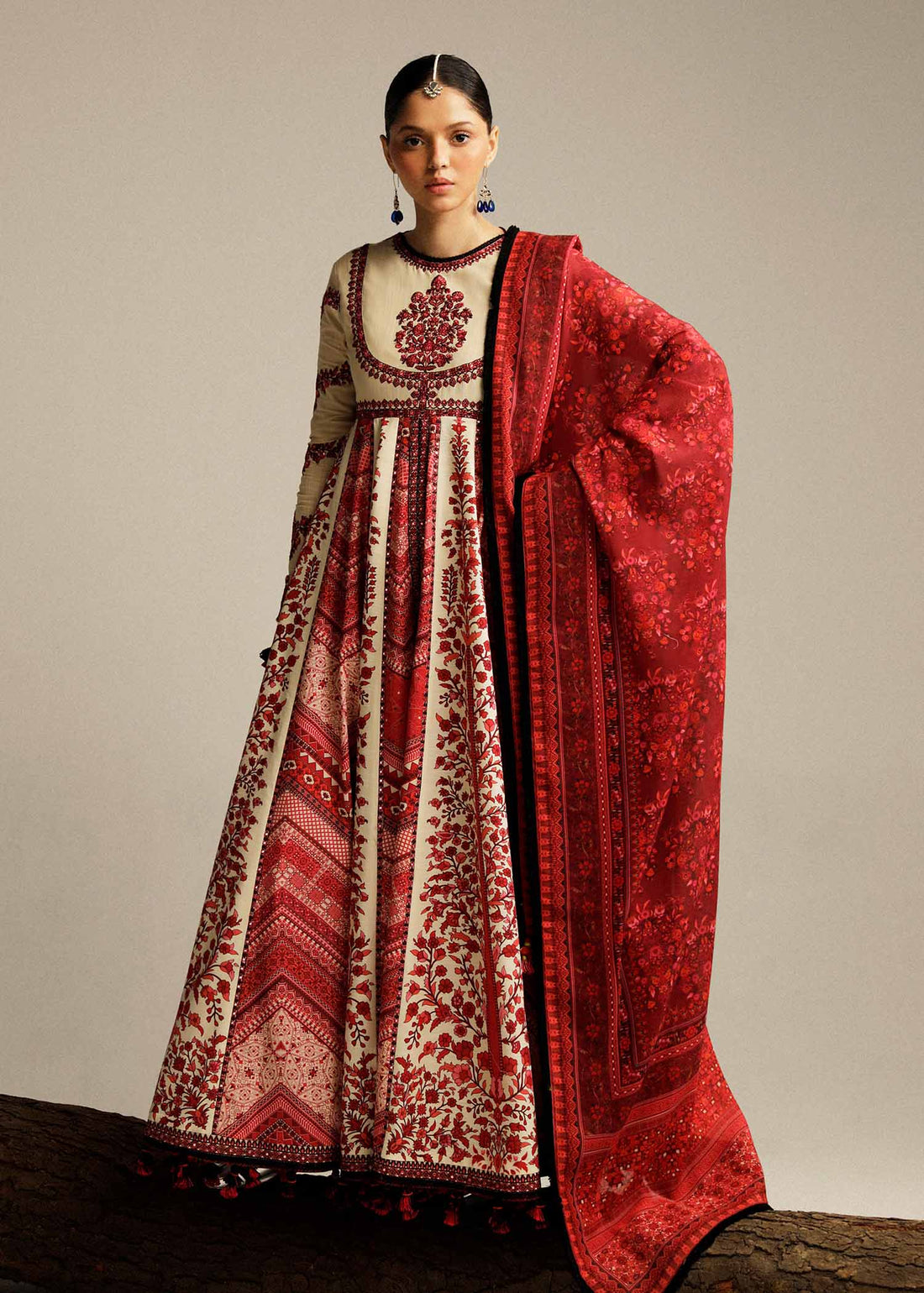 Hussain Rehar | Winter Shawl Khaddar 23 | Opaline - House Of Hania