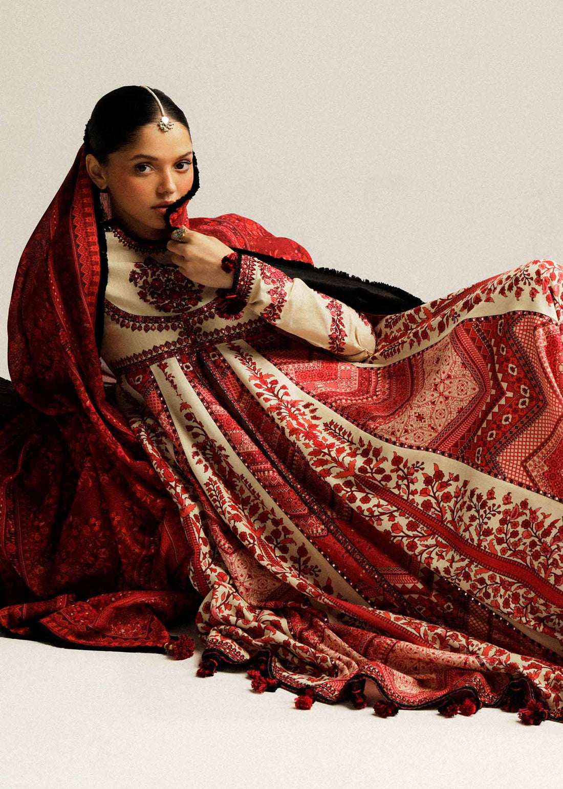 Hussain Rehar | Winter Shawl Khaddar 23 | Opaline - House Of Hania