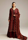 Hussain Rehar | Winter Shawl Khaddar 23 | Ruby - House Of Hania