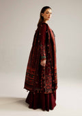 Hussain Rehar | Winter Shawl Khaddar 23 | Ruby - House Of Hania