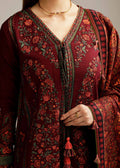 Hussain Rehar | Winter Shawl Khaddar 23 | Ruby - House Of Hania