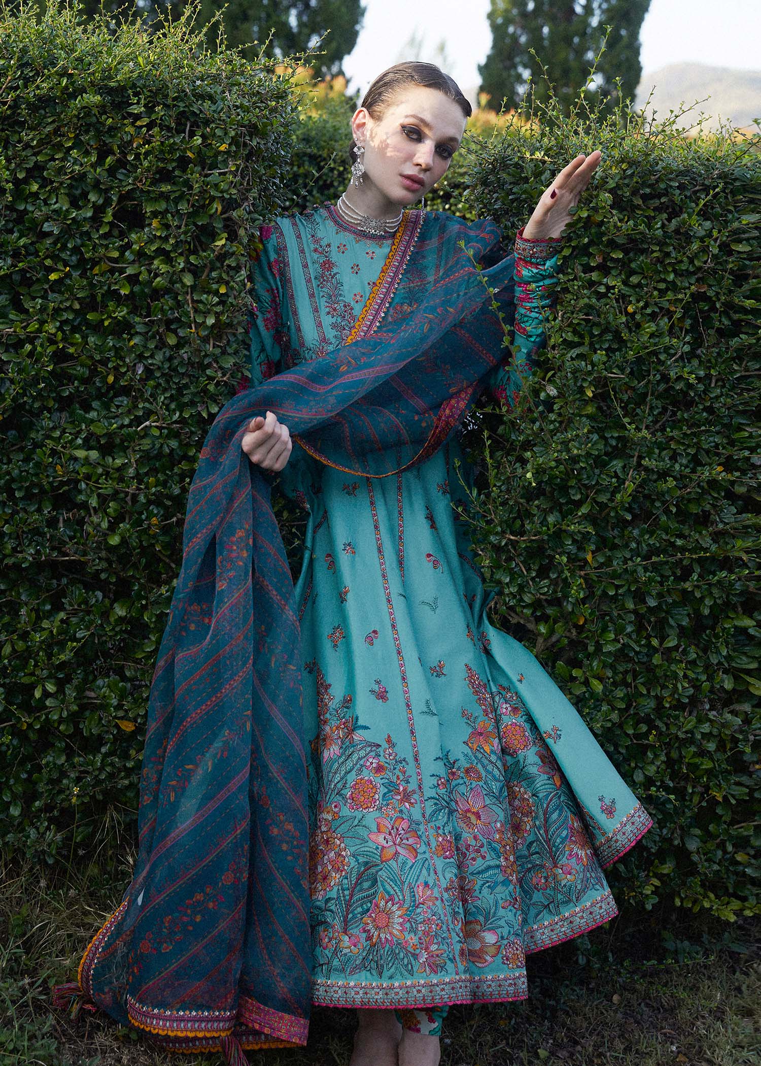 Hussain Rehar | Zaiba-Eid Lawn Collection24 | Jheel - House Of Hania