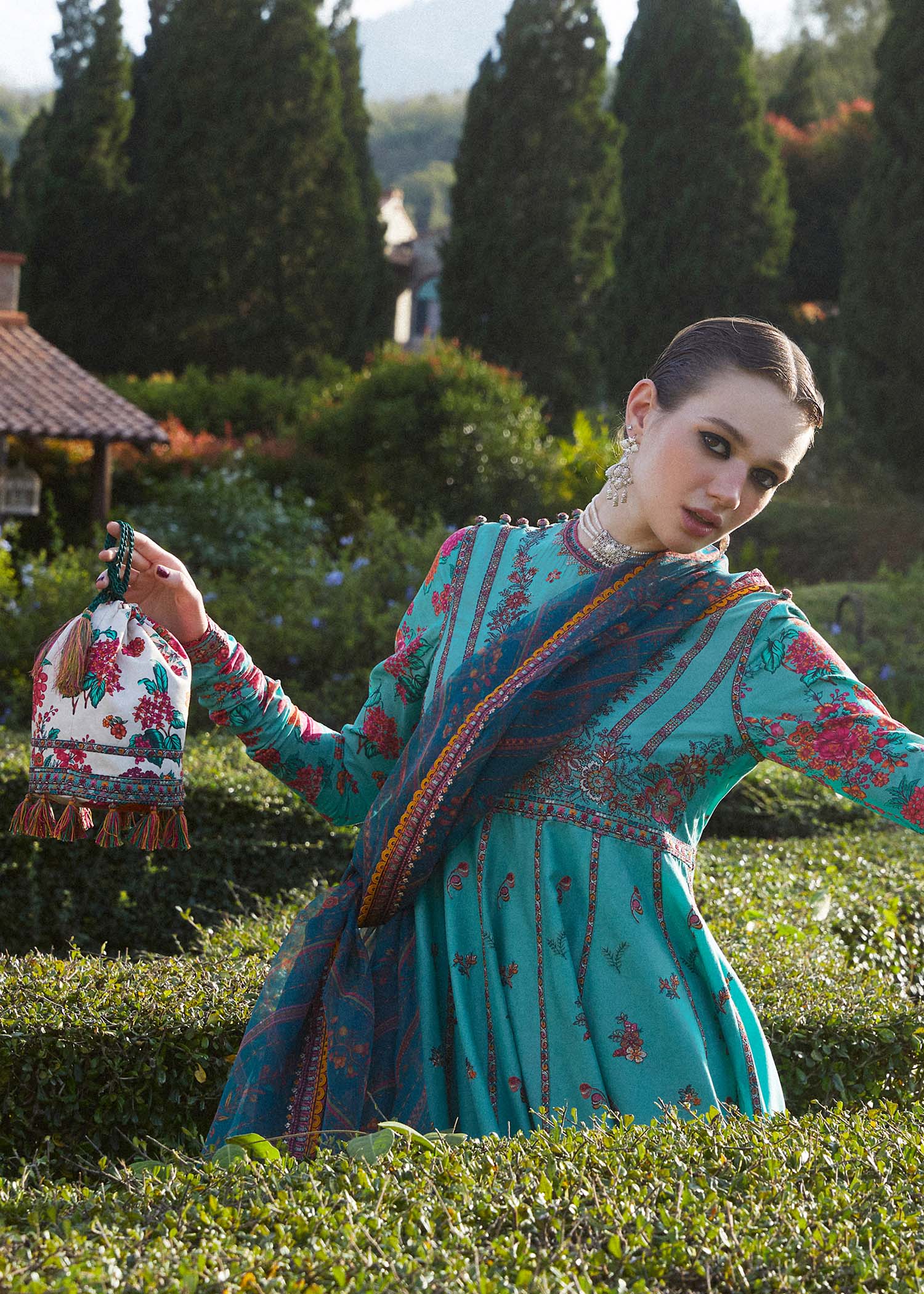 Hussain Rehar | Zaiba-Eid Lawn Collection24 | Jheel - House Of Hania