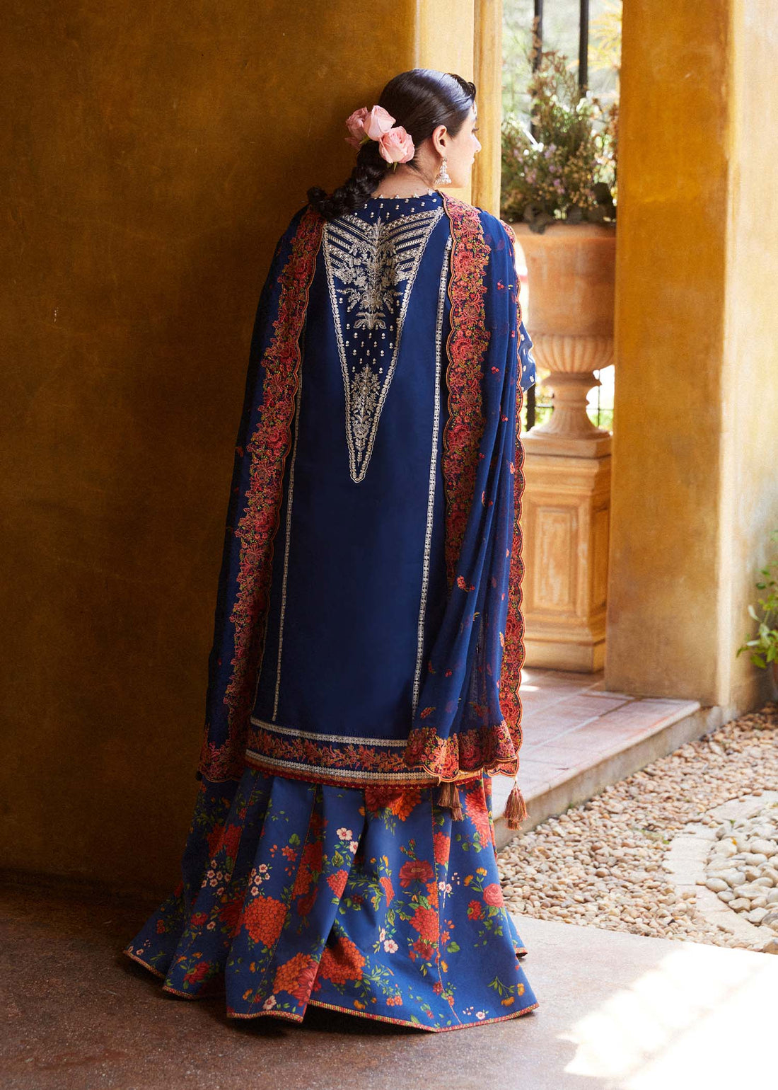Hussain Rehar | Zaiba-Eid Lawn Collection24 | Neelofar - House Of Hania