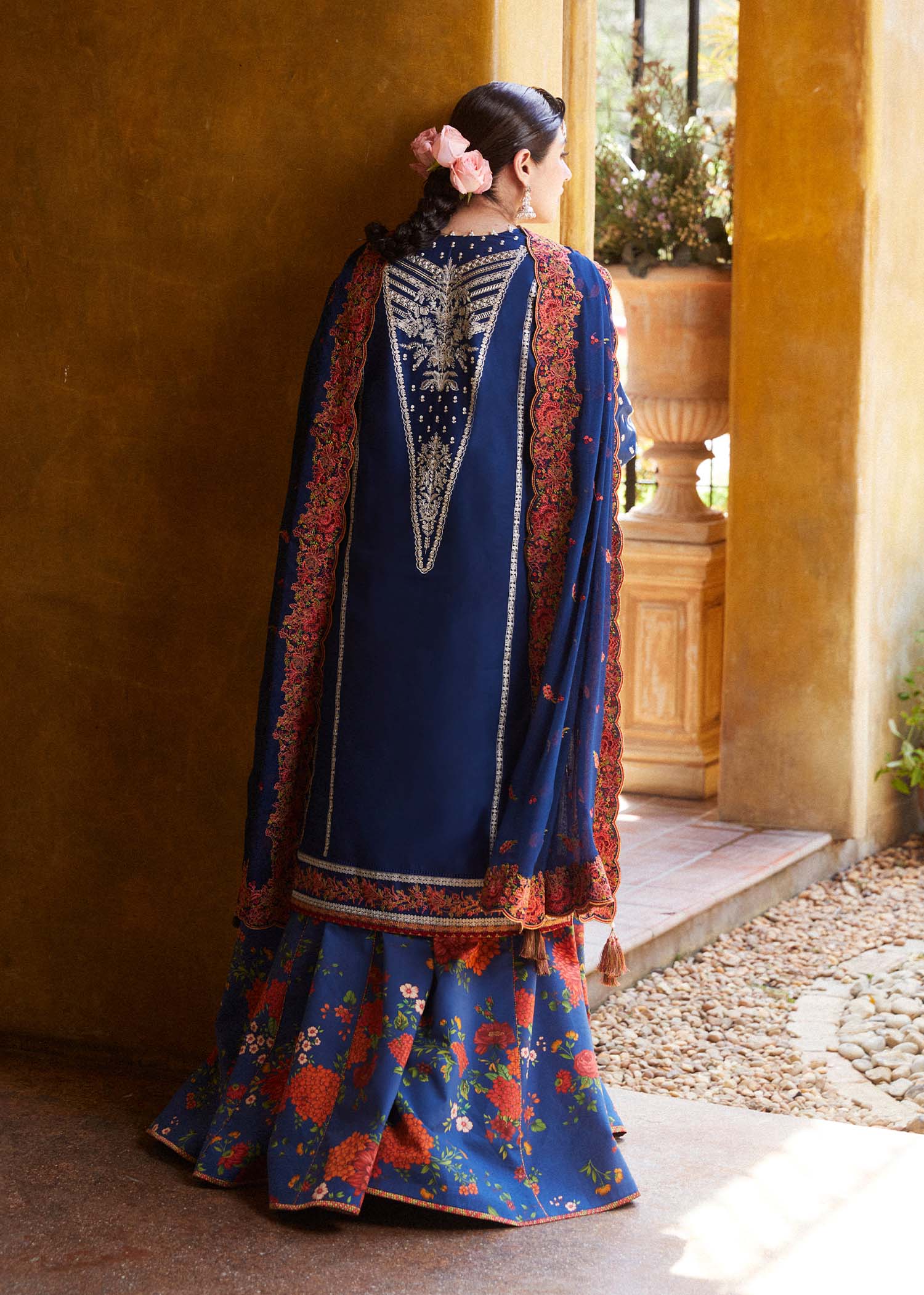 Hussain Rehar | Zaiba-Eid Lawn Collection24 | Neelofar - House Of Hania