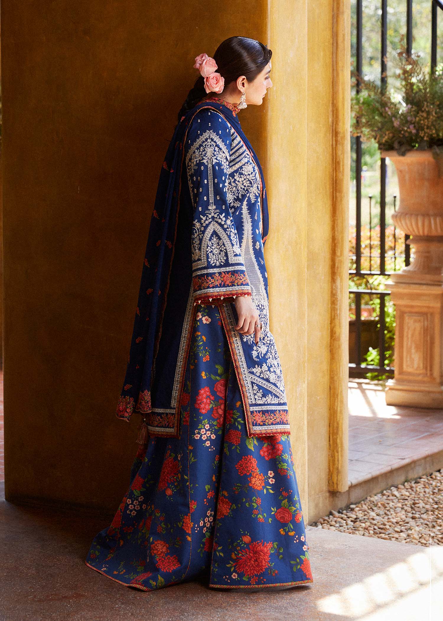 Hussain Rehar | Zaiba-Eid Lawn Collection24 | Neelofar - House Of Hania