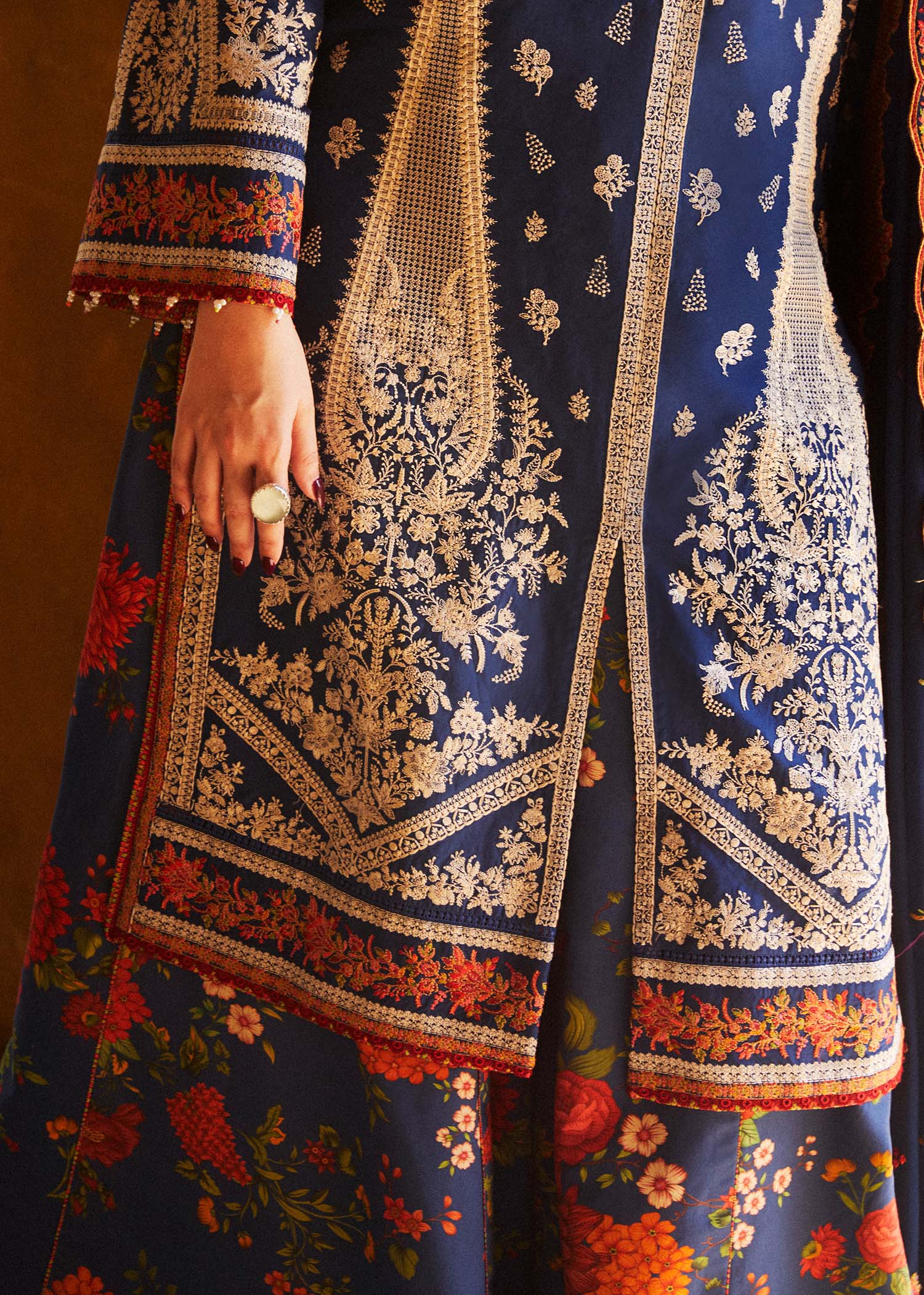 Hussain Rehar | Zaiba-Eid Lawn Collection24 | Neelofar - House Of Hania