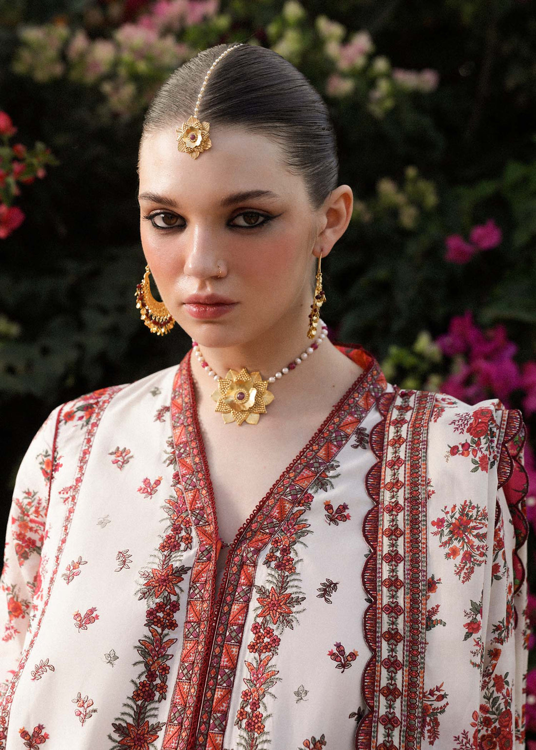 Hussain Rehar | Zaiba-Eid Lawn Collection24 | Safaid - House Of Hania