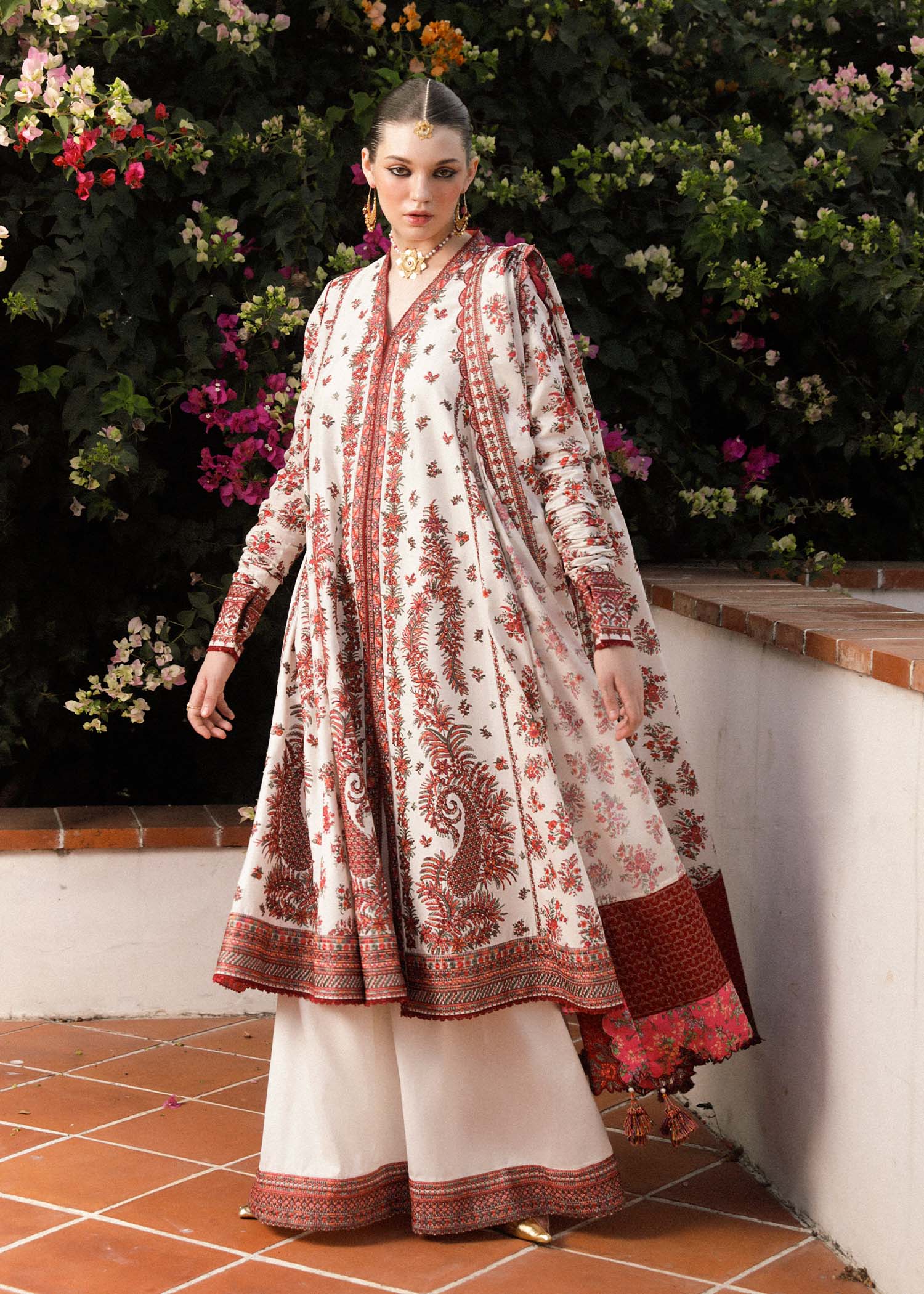 Hussain Rehar | Zaiba-Eid Lawn Collection24 | Safaid - House Of Hania