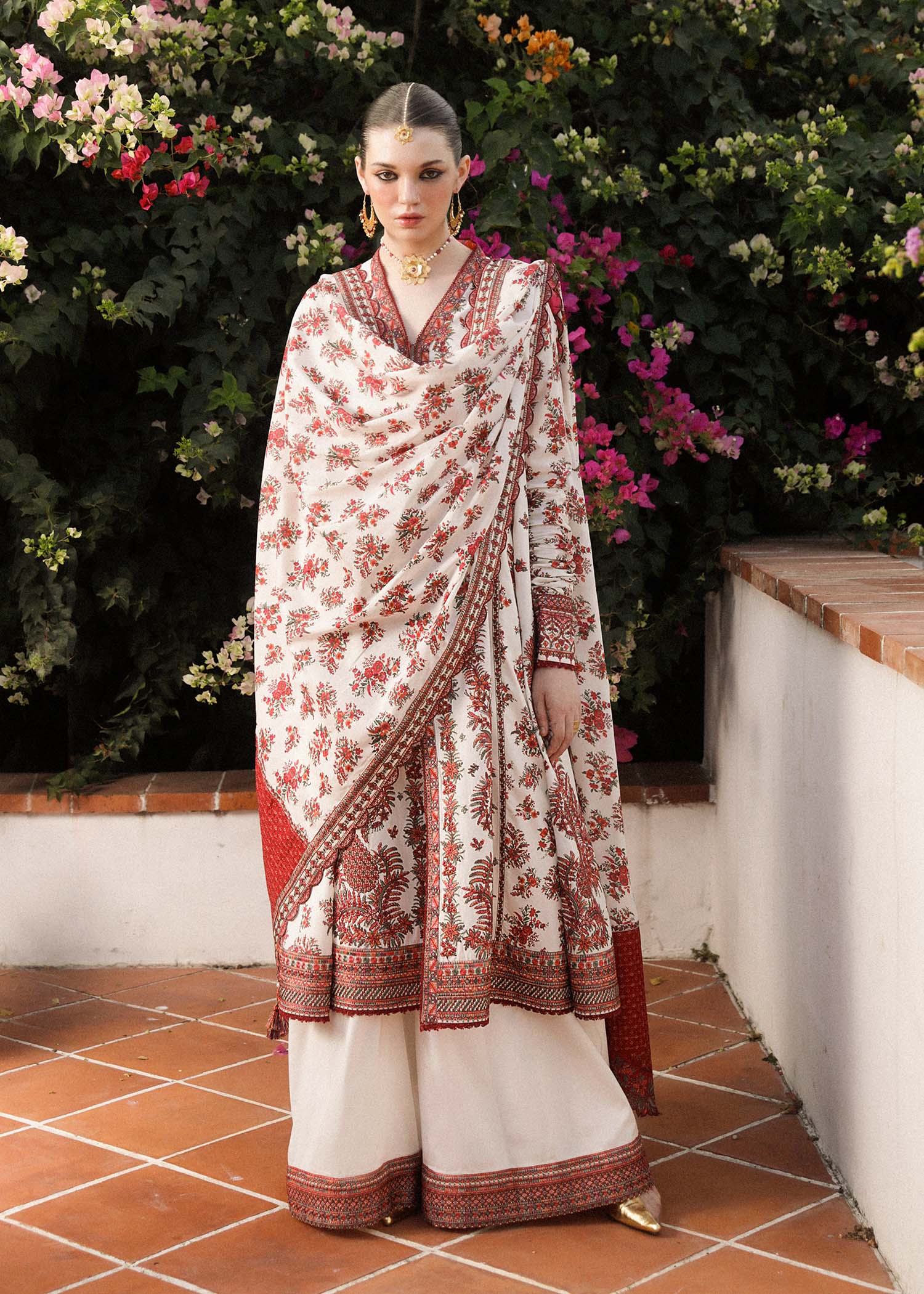 Hussain Rehar | Zaiba-Eid Lawn Collection24 | Safaid - House Of Hania