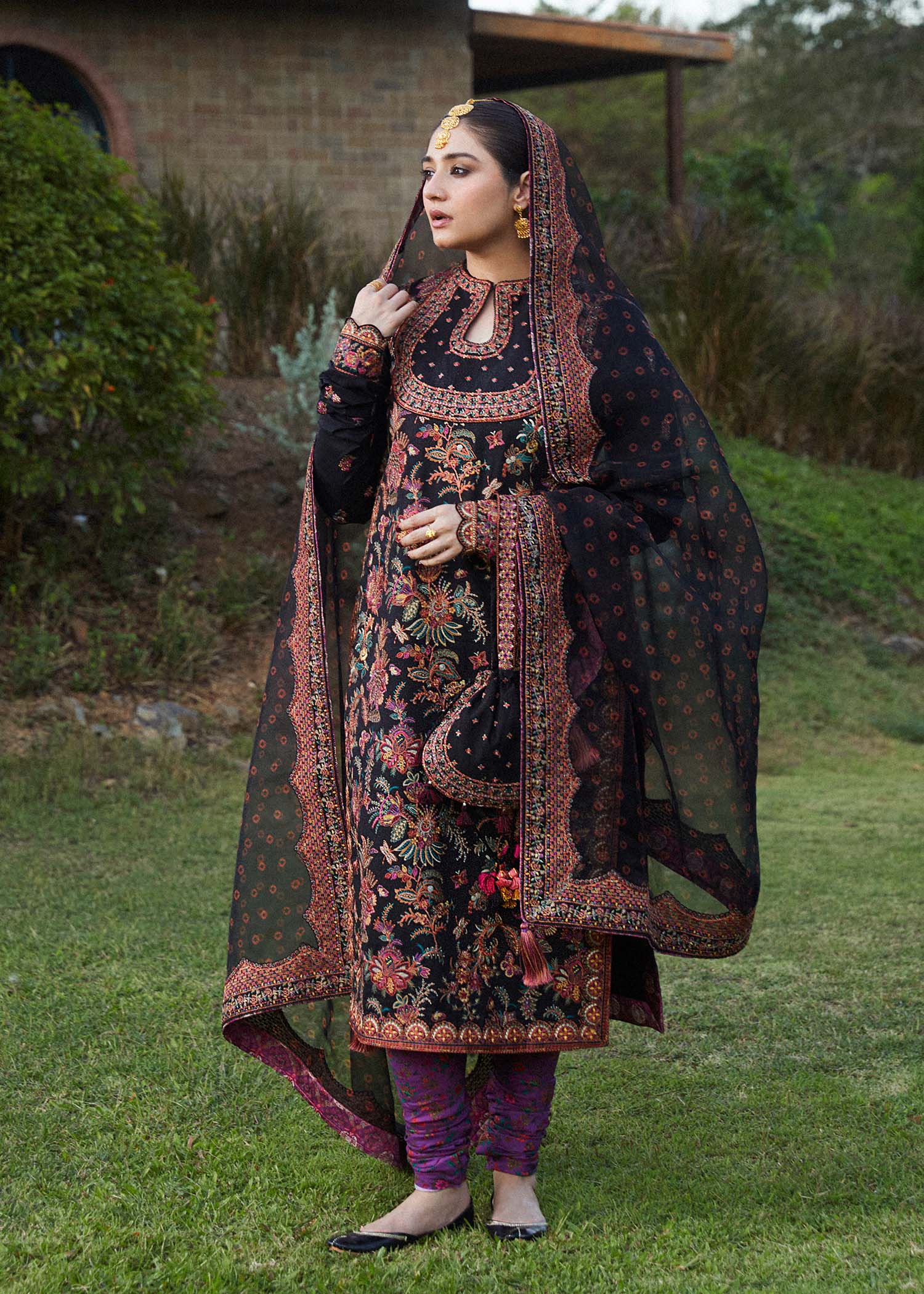 Hussain Rehar | Zaiba-Eid Lawn Collection24 | Siyaan - House Of Hania