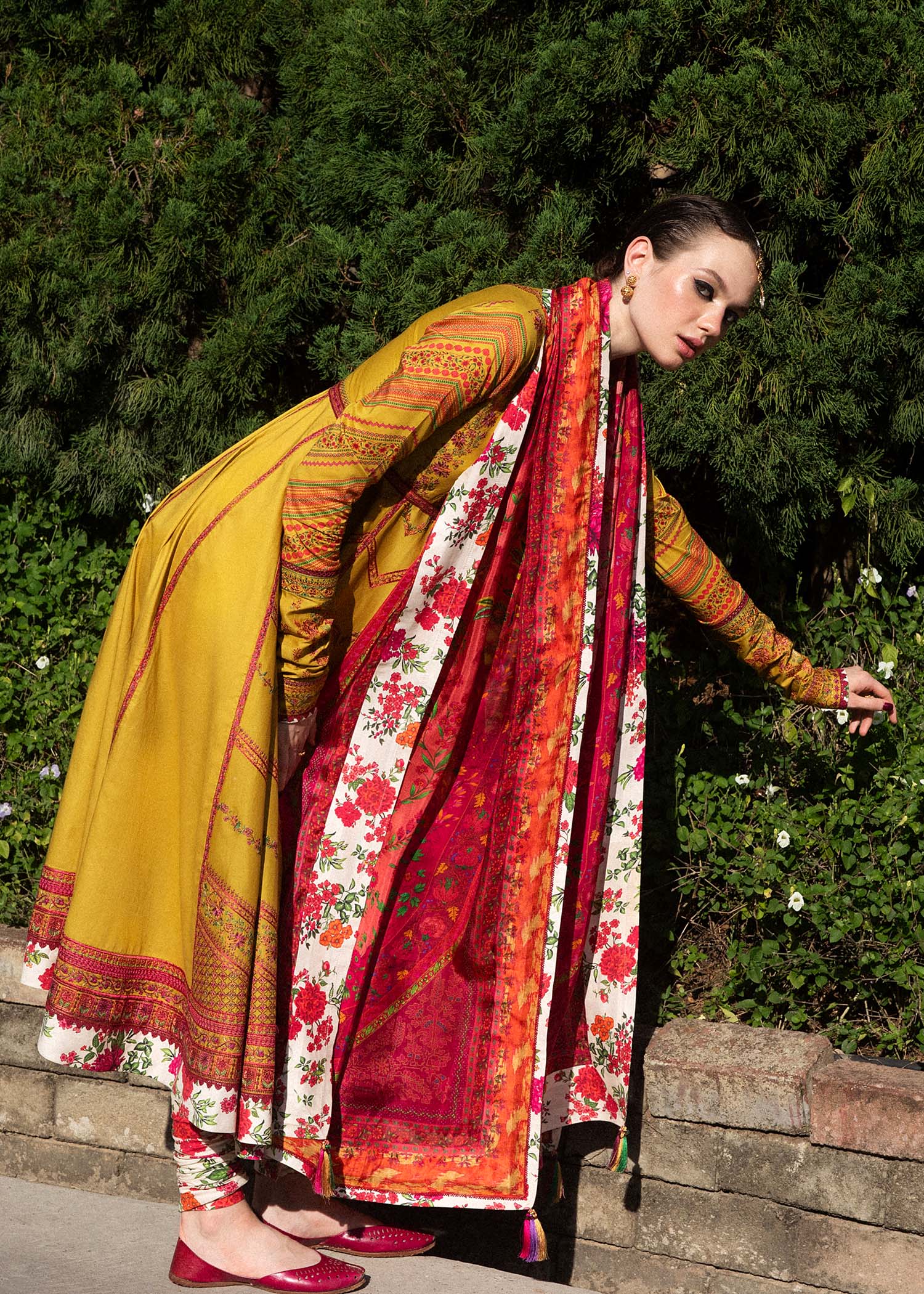 Hussain Rehar | Zaiba-Eid Lawn Collection24 | Sunehri - House Of Hania