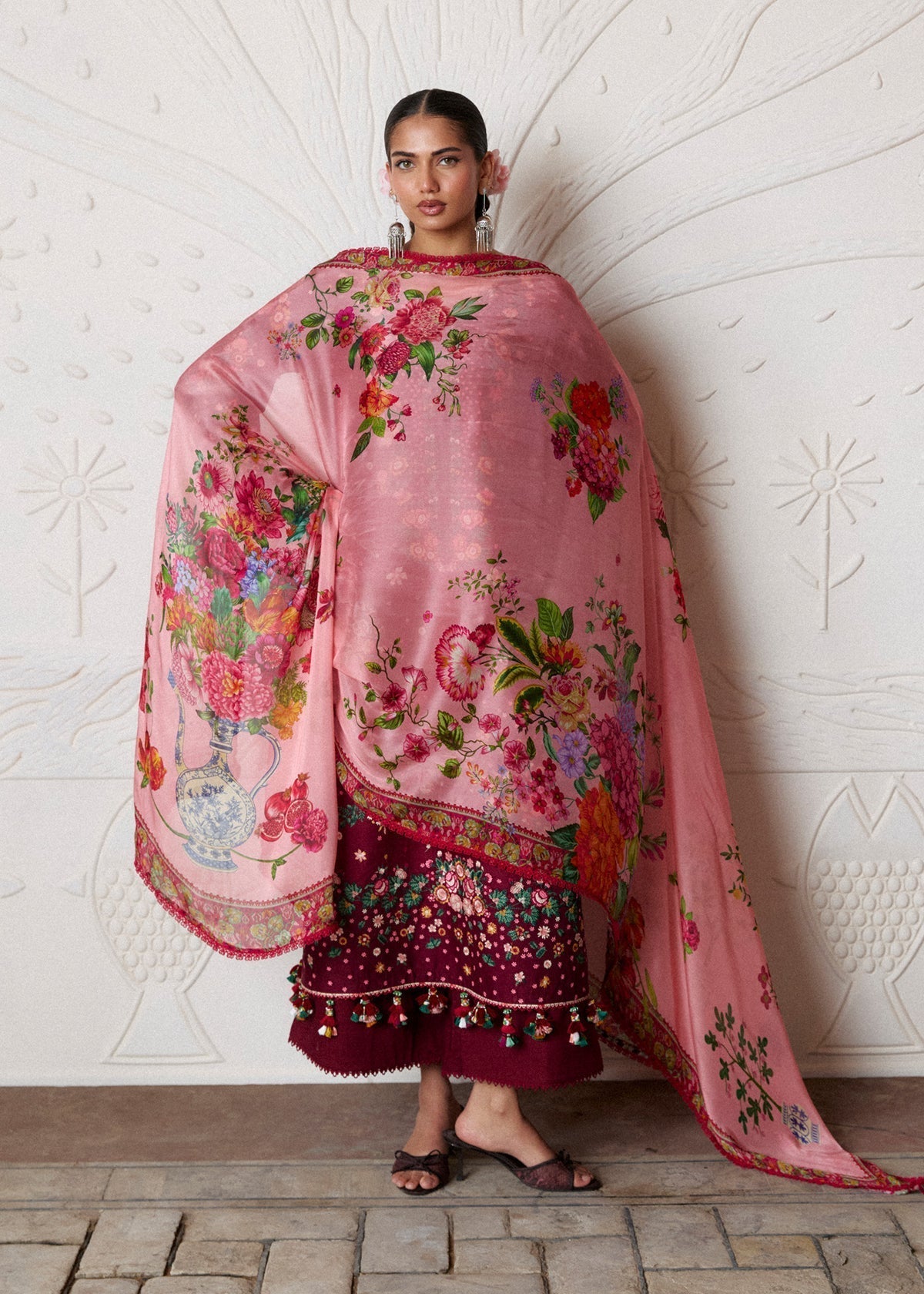 Hussain Rehar | Zan SS26 | Kestane - House Of Hania