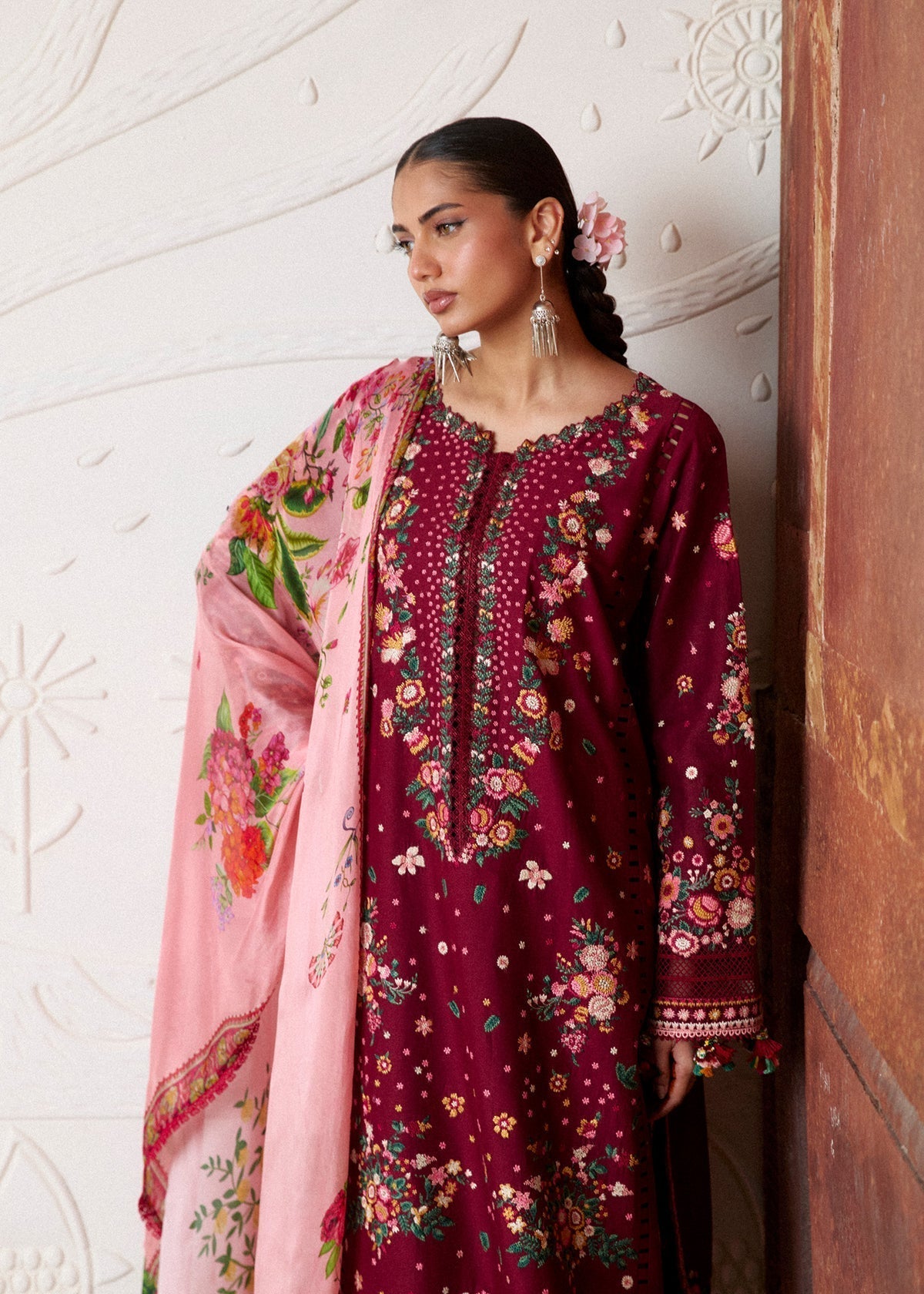 Hussain Rehar | Zan SS26 | Kestane - House Of Hania