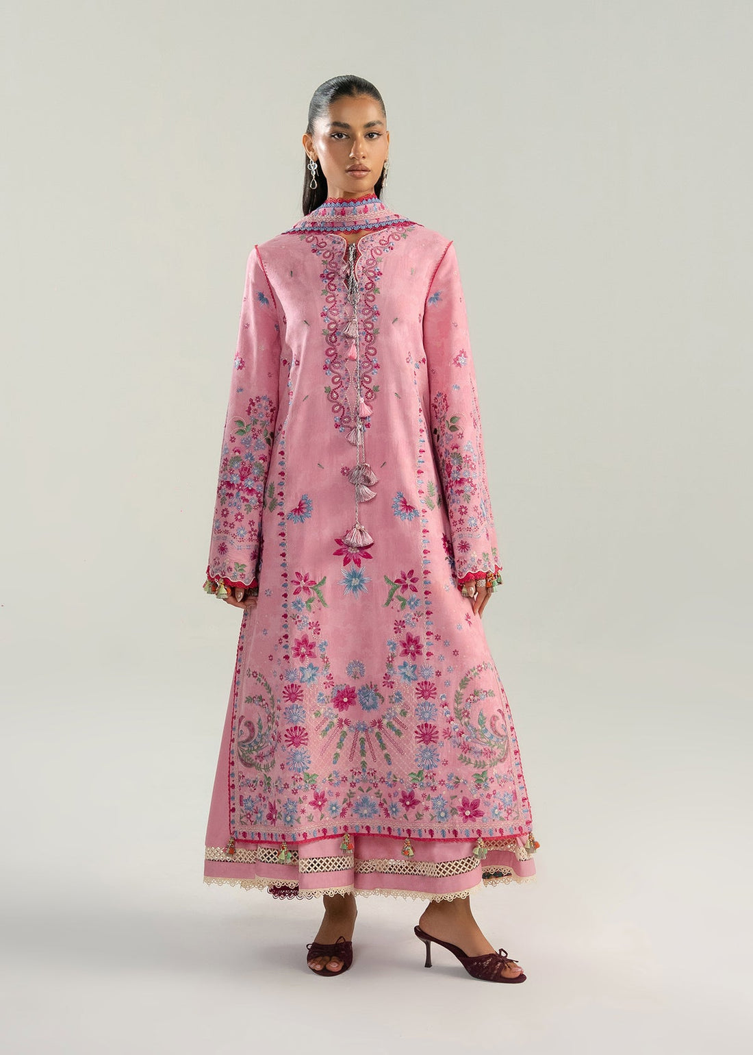 Hussain Rehar | Zan SS26 | Pembe - House Of Hania