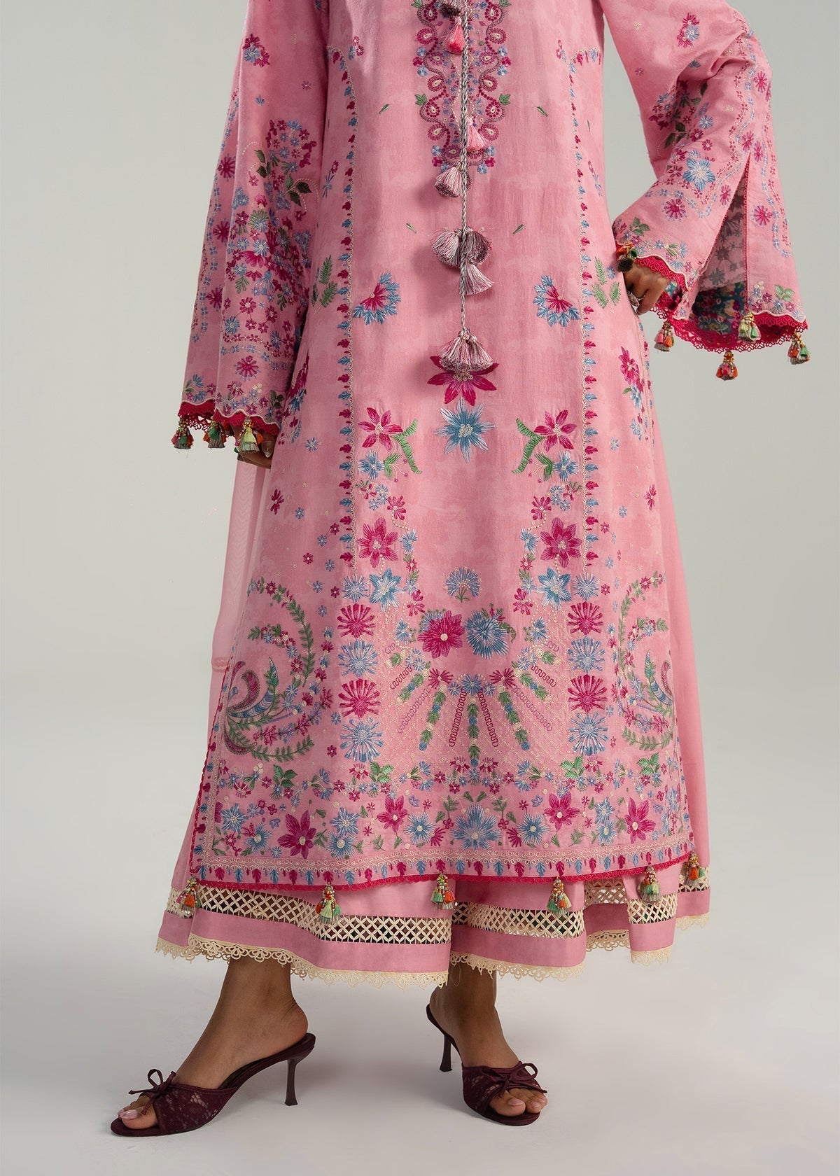 Hussain Rehar | Zan SS26 | Pembe - House Of Hania