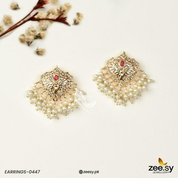 Hyderabadi Earrings-0447 - House Of Hania