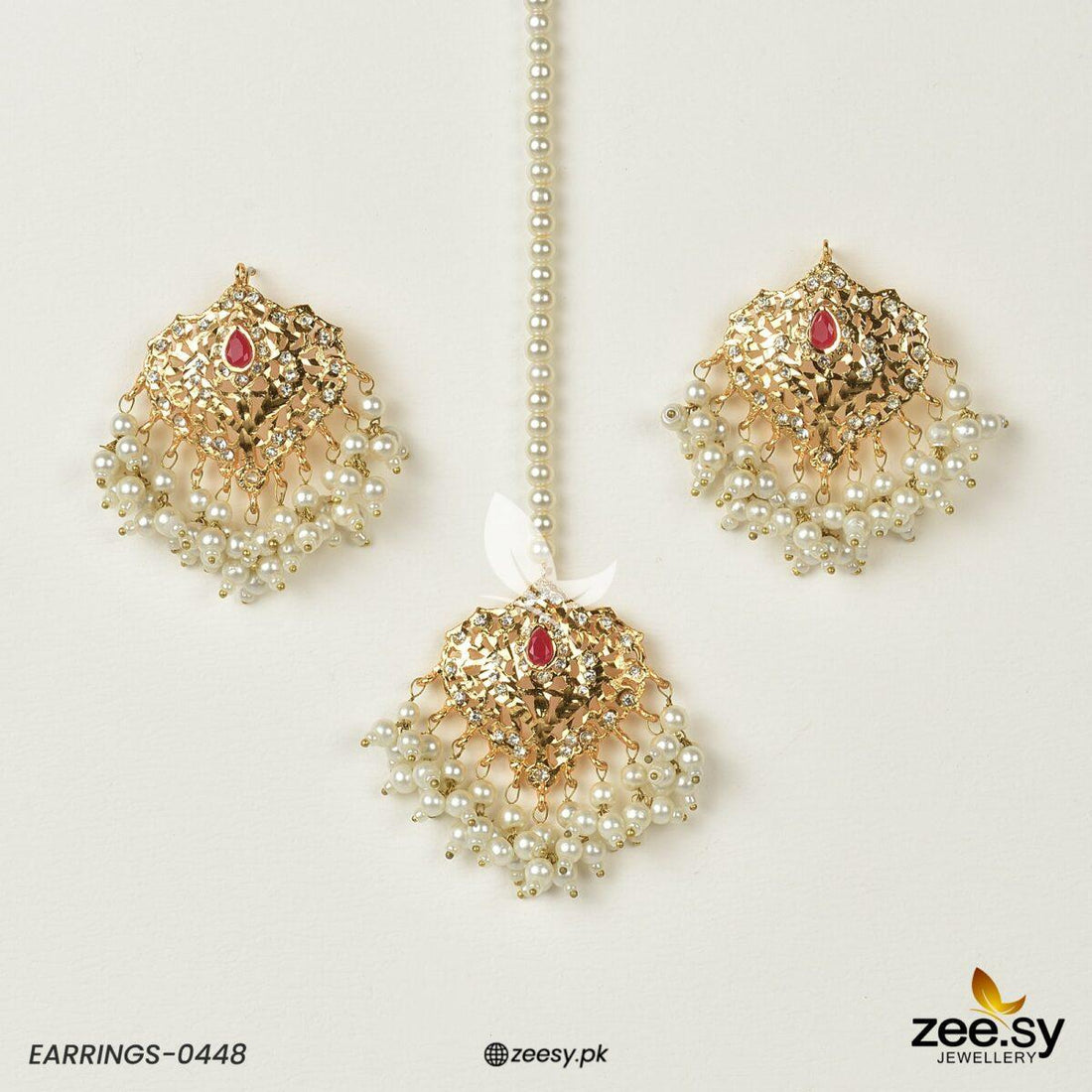 Hyderabadi Earrings-0448 - House Of Hania