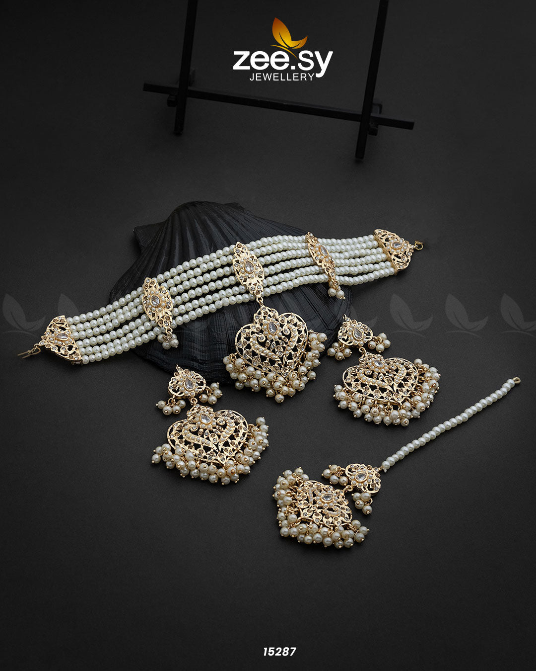 Hyderabadi Guluband Necklace - House Of Hania