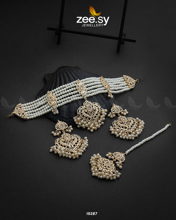 Hyderabadi Guluband Necklace - House Of Hania