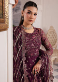 IZNIK Chinon Embroidered Net 3Pc Suit CC-37 Aida - House Of Hania