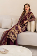 IZNIK Chinon Vol-02 Embroidered Chiffon 3Pc Suit CC-42 - House Of Hania