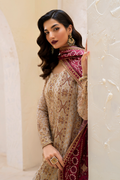 IZNIK Chinon Vol-02 Embroidered Chiffon 3Pc Suit CC-44 - House Of Hania